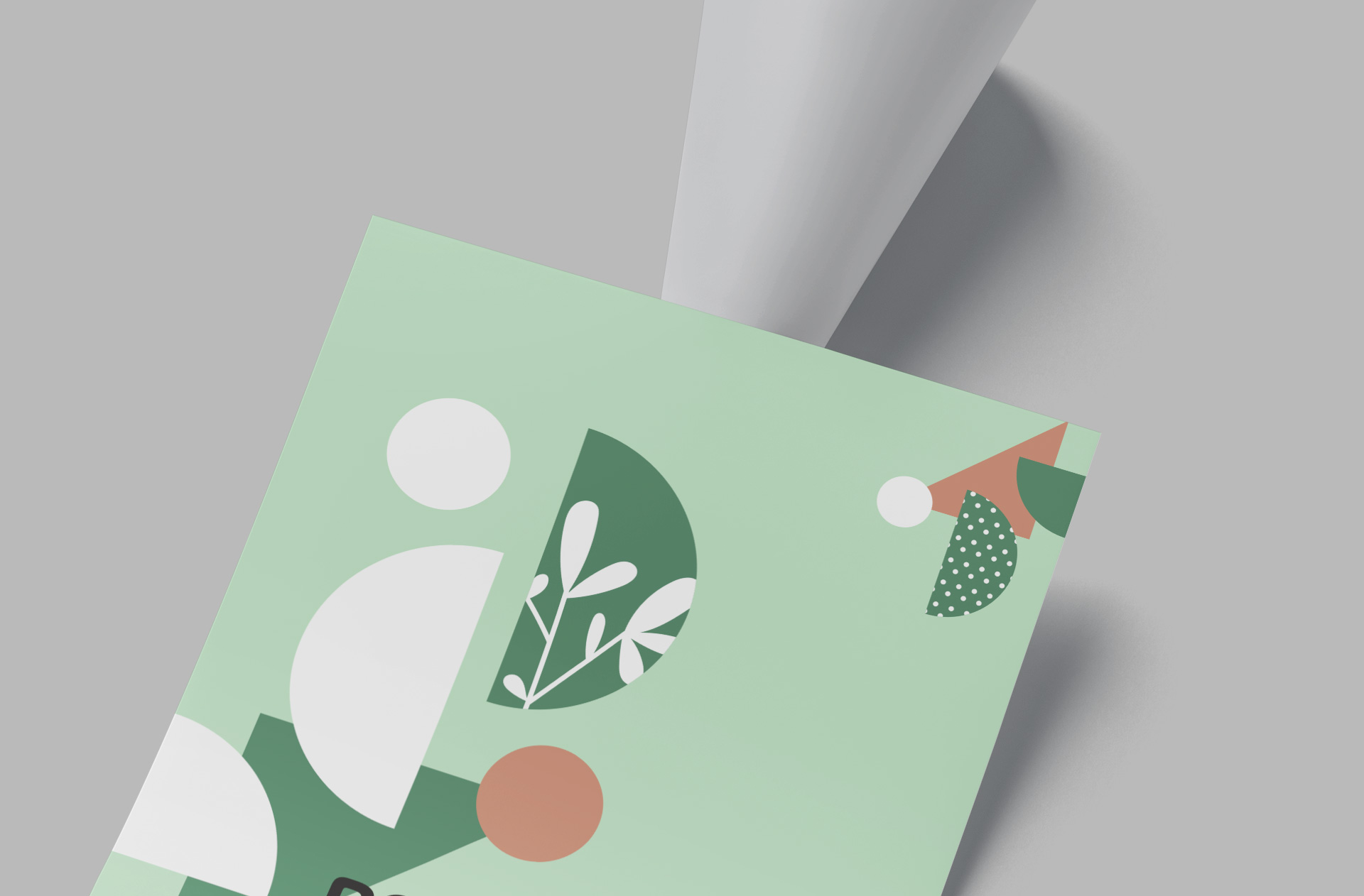 A4 flyer mock-up