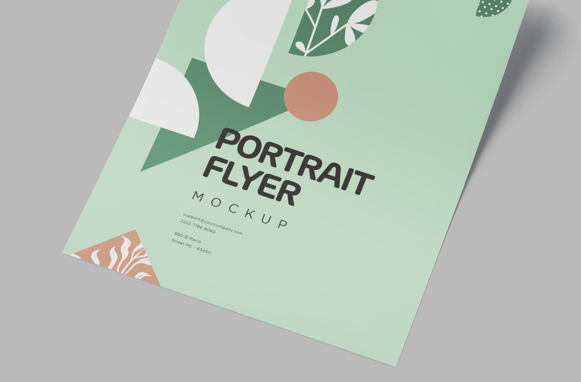 A4 flyer mock-up