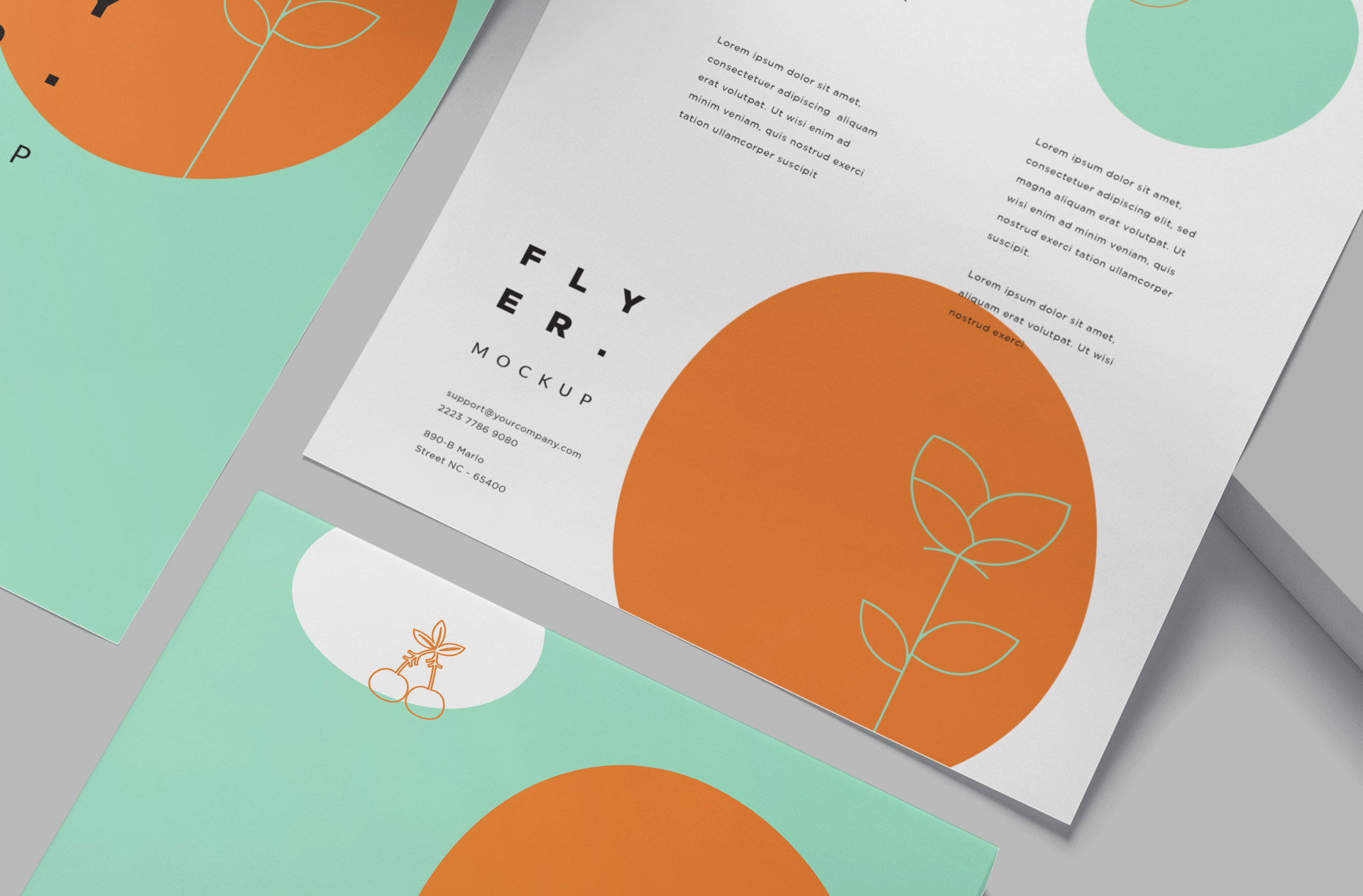 A4 flyer mockup