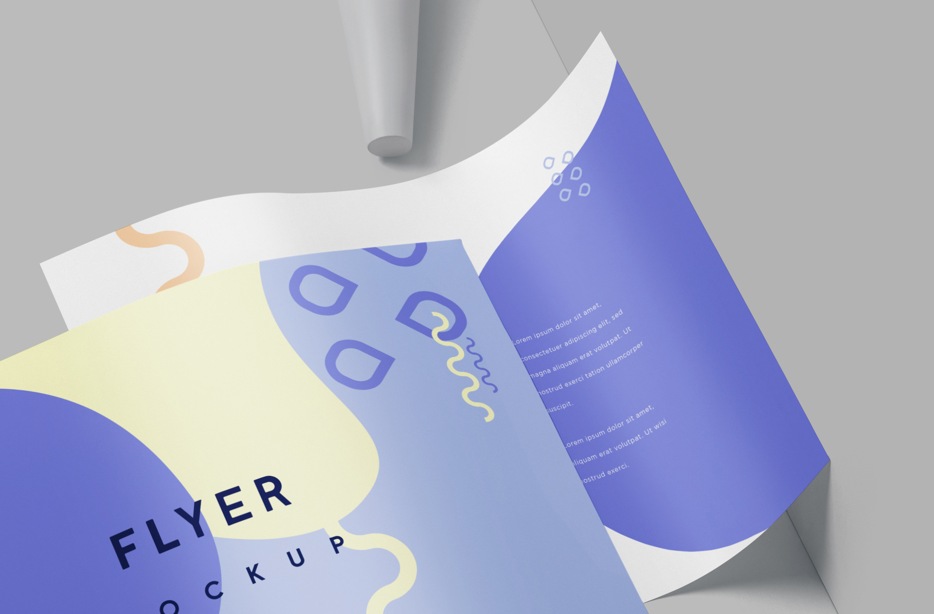 A4 flyer mockup