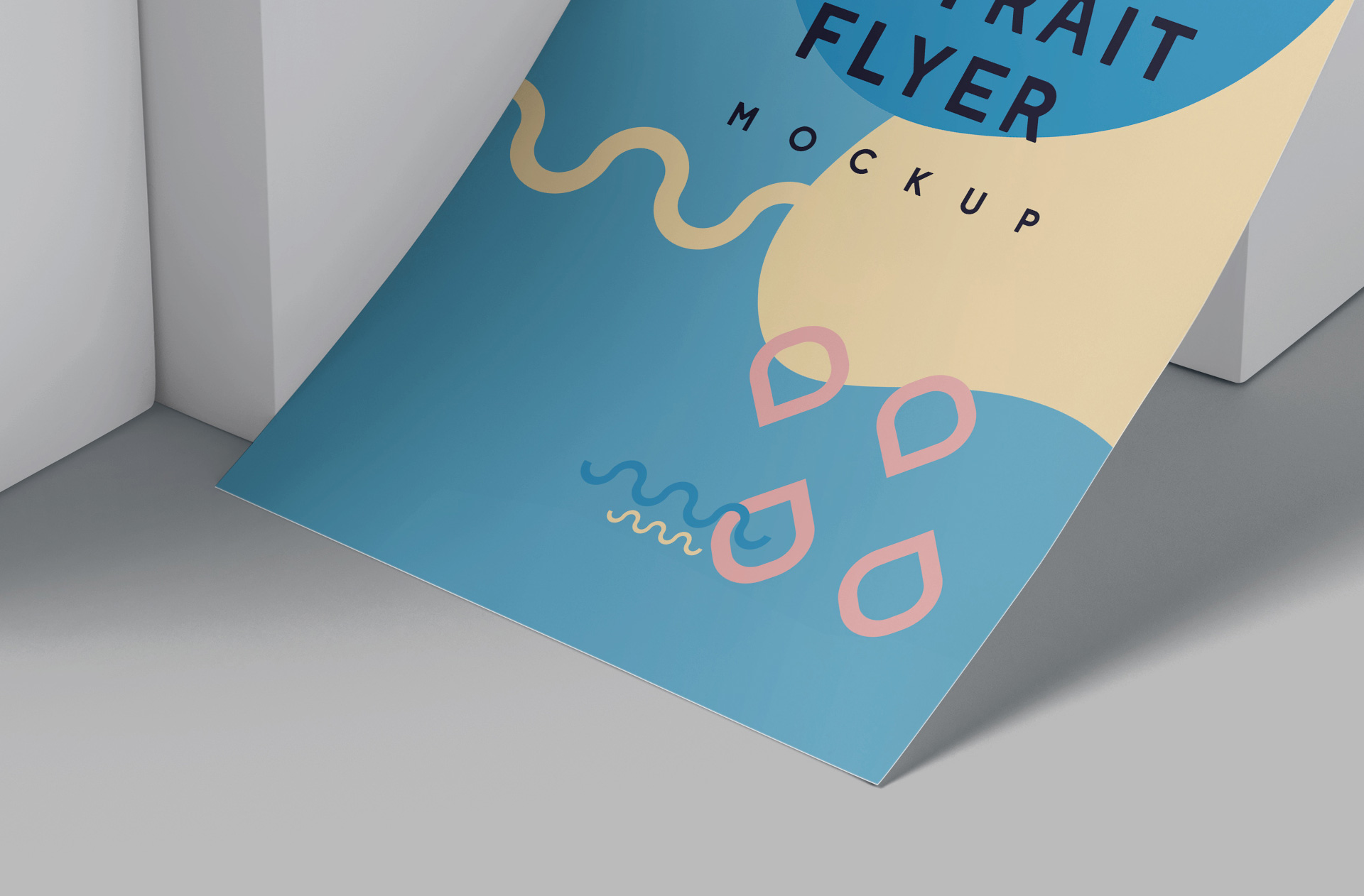 advertising material PSD