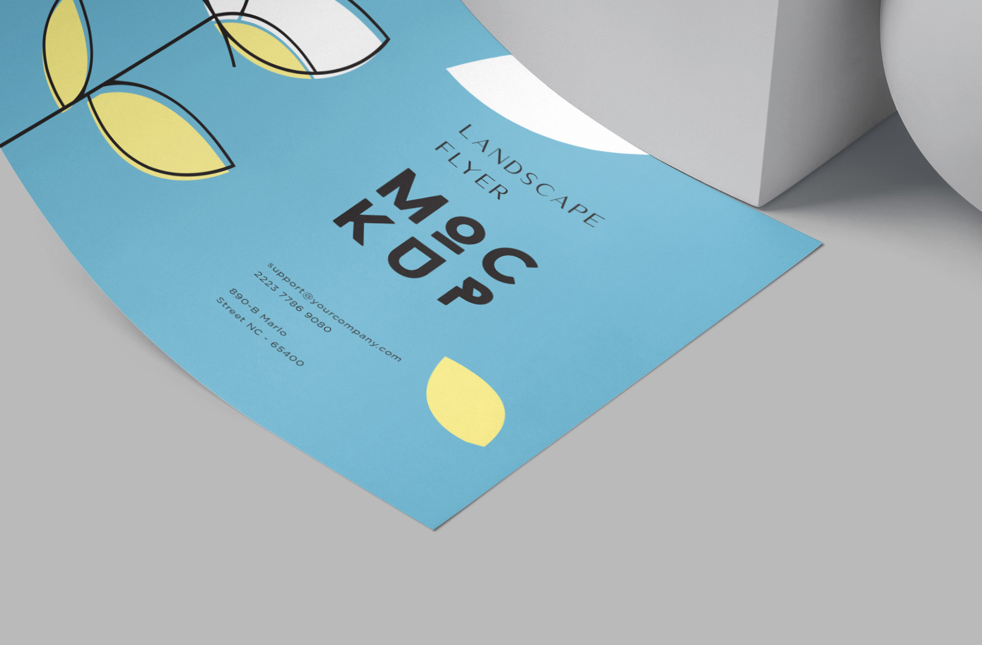 A4 business flyer