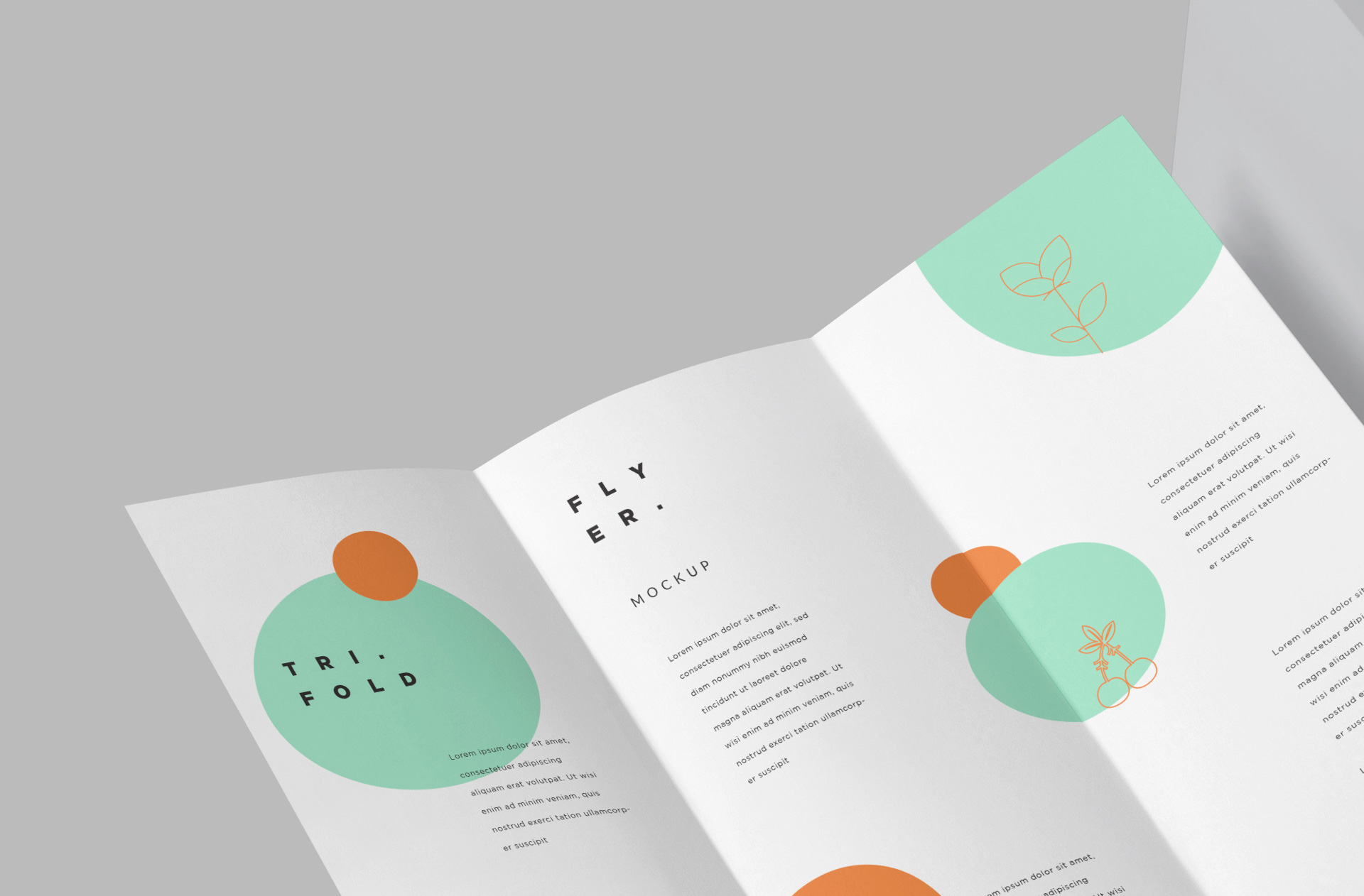advertising material template