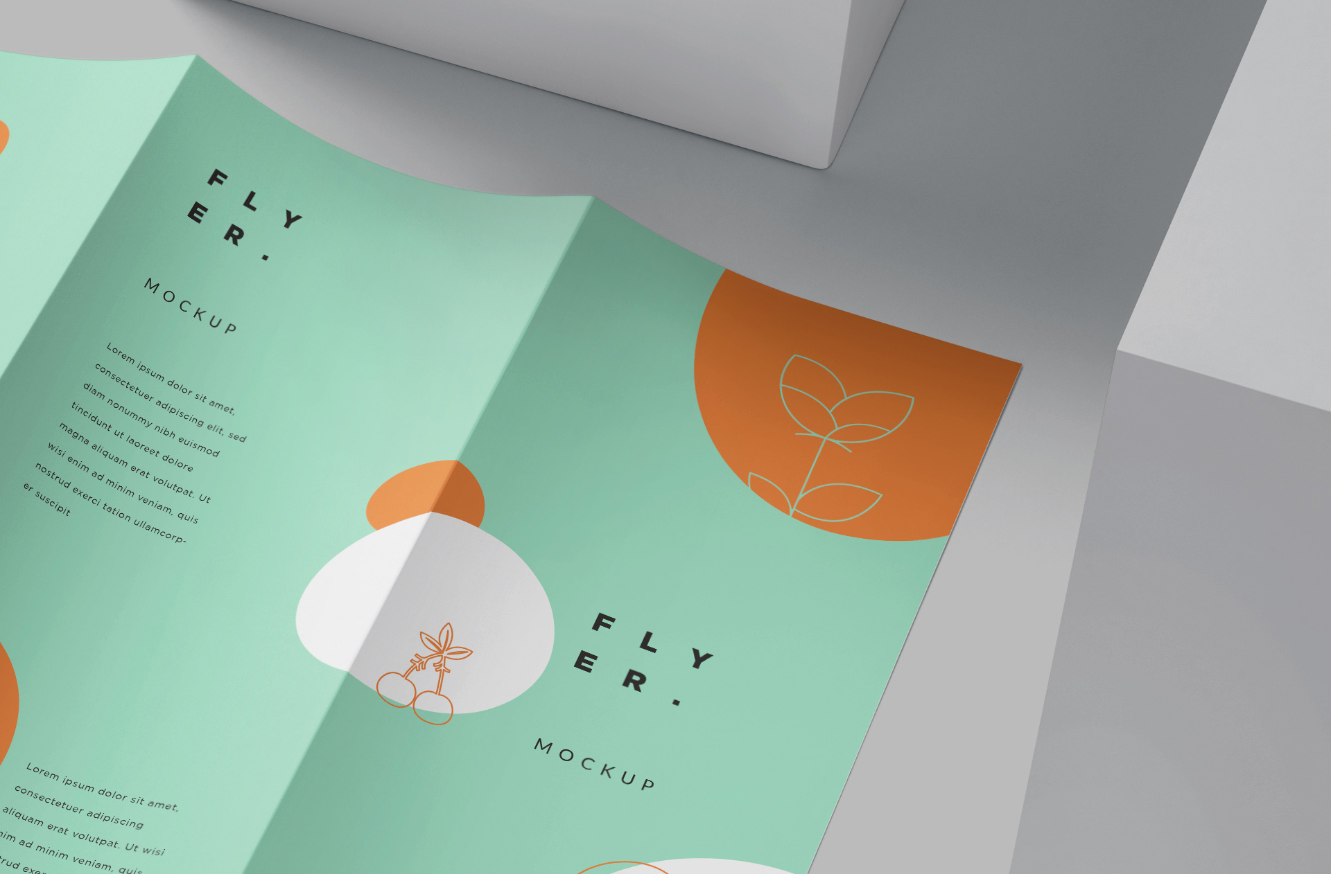 A4 folded flyer
