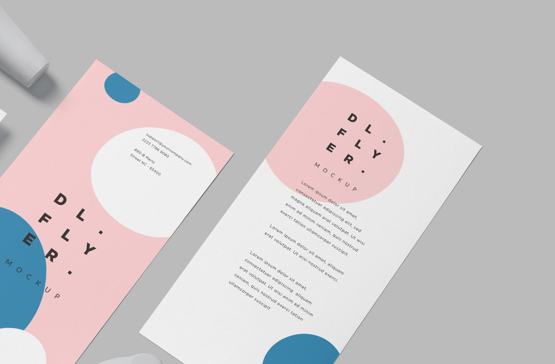 advertising flyer mockup