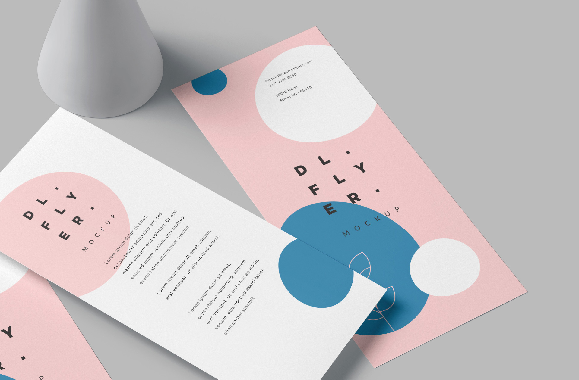advertising material mockup