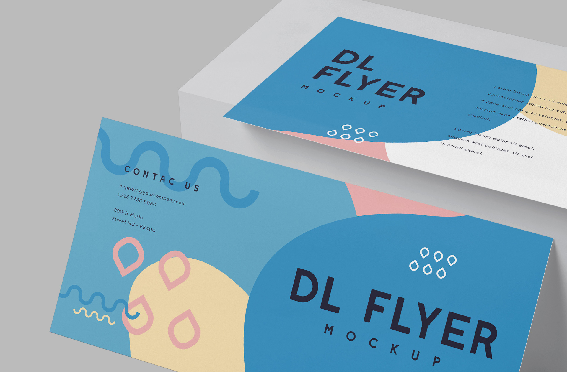 advertising material template