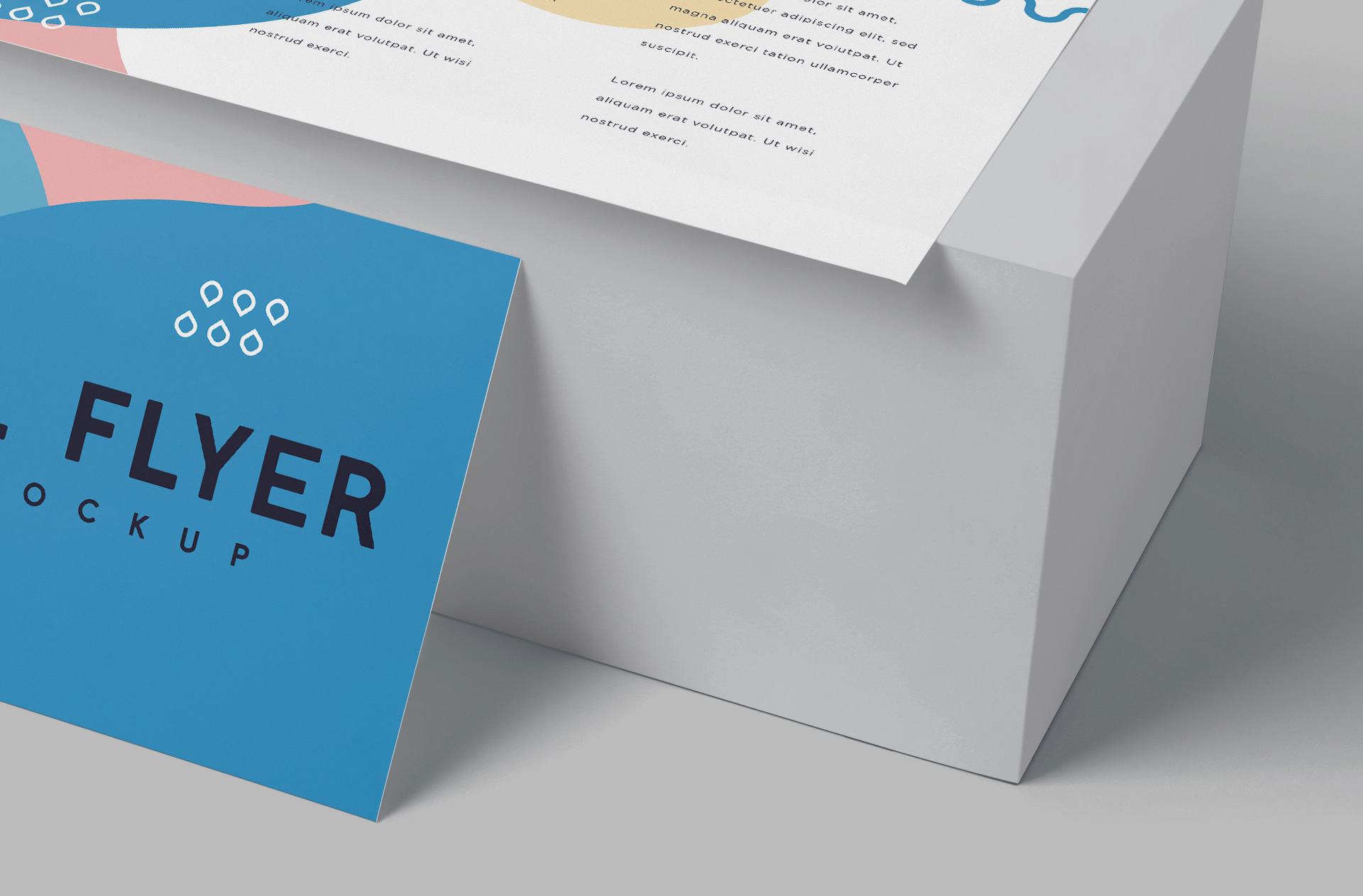 advertising material template