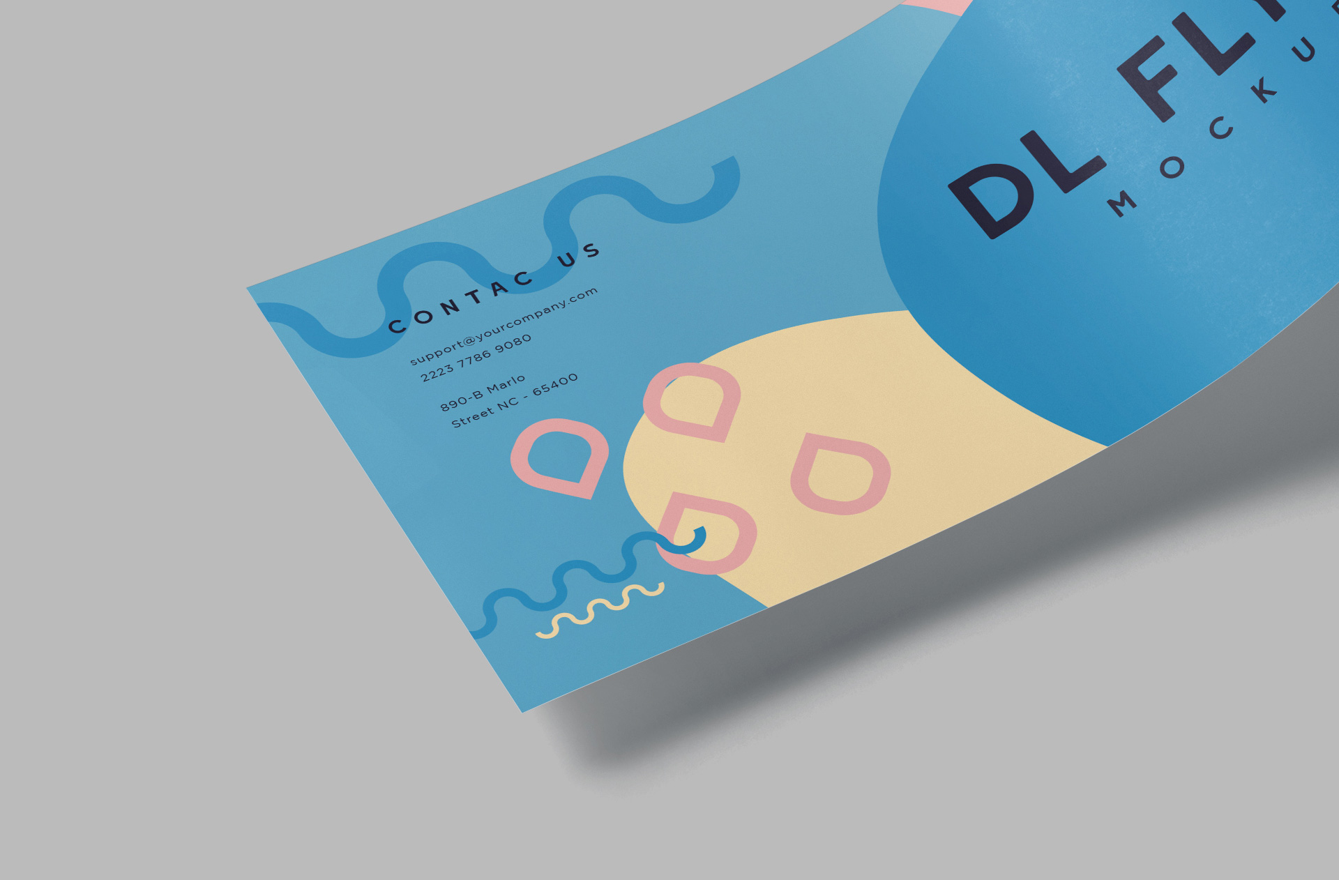 advertising flyer mockup