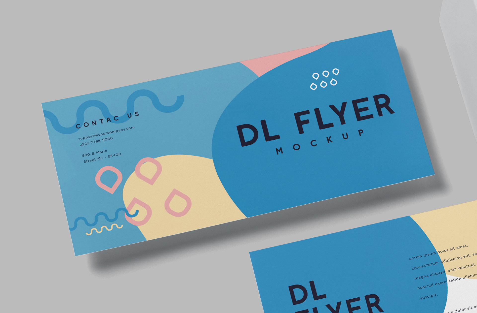 advertising material mockup