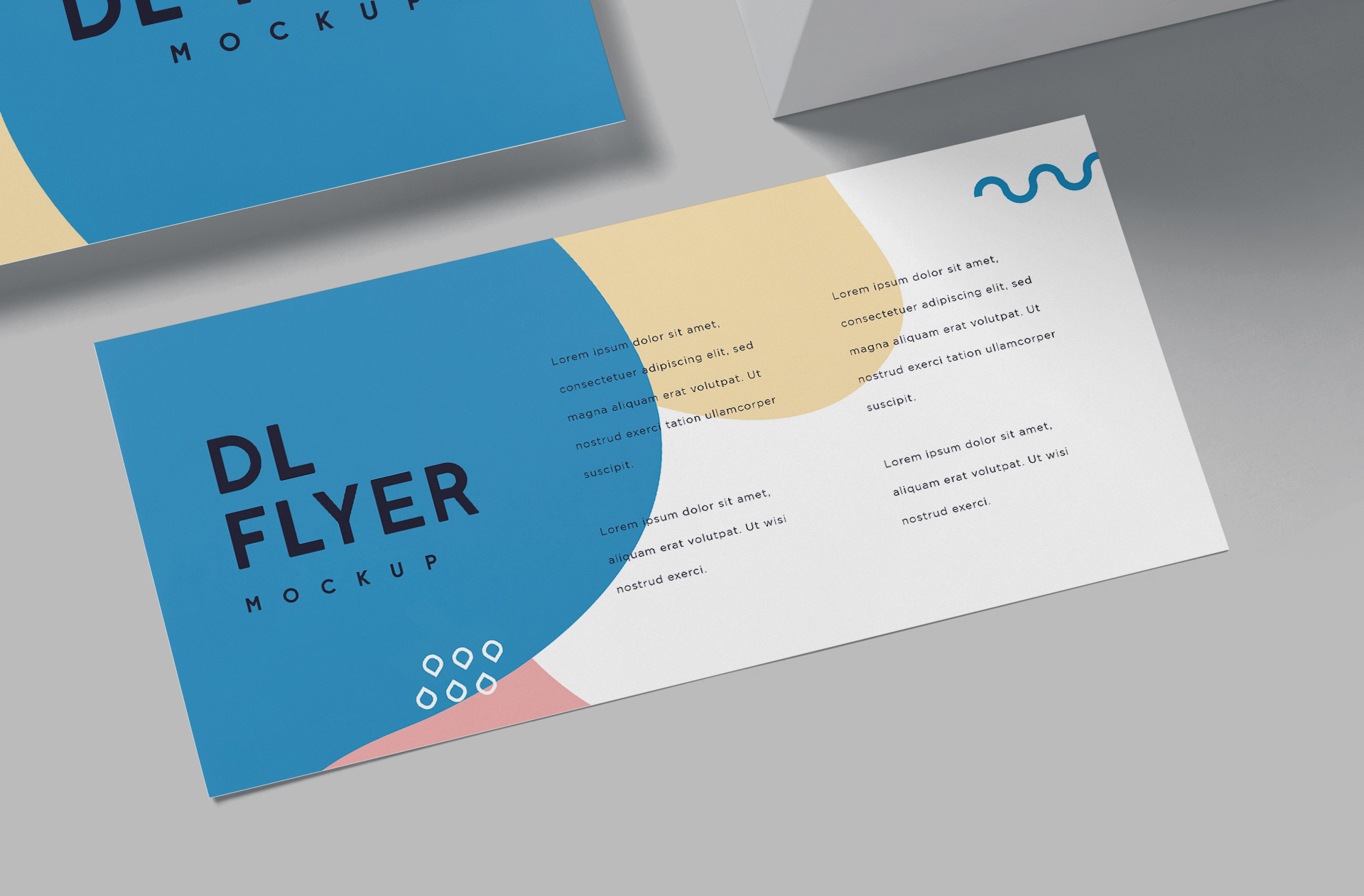advertising material mockup