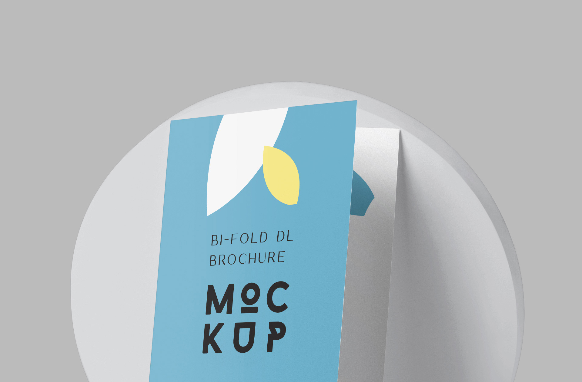 advertising brochure mockup