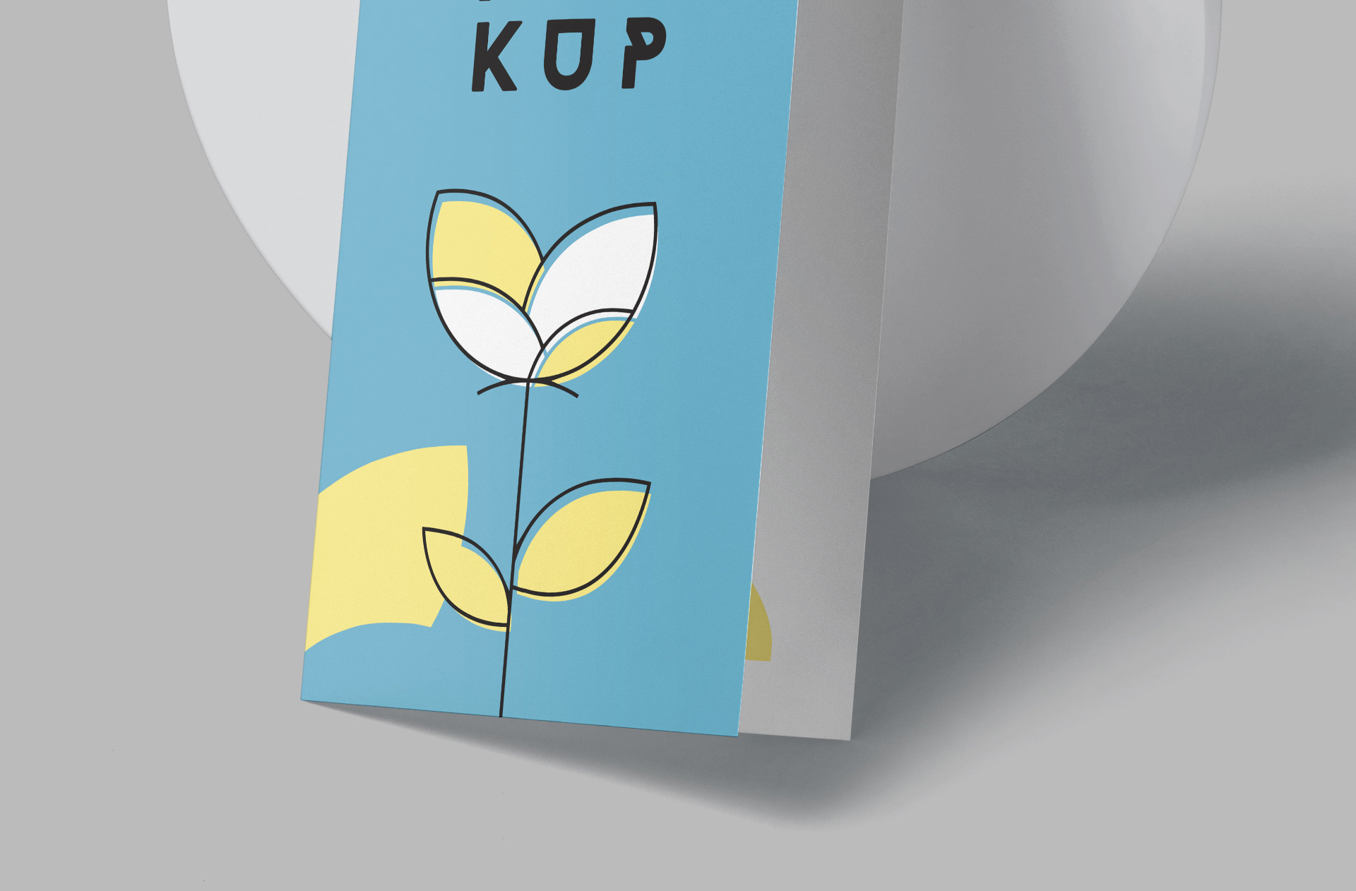 advertising brochure mockup