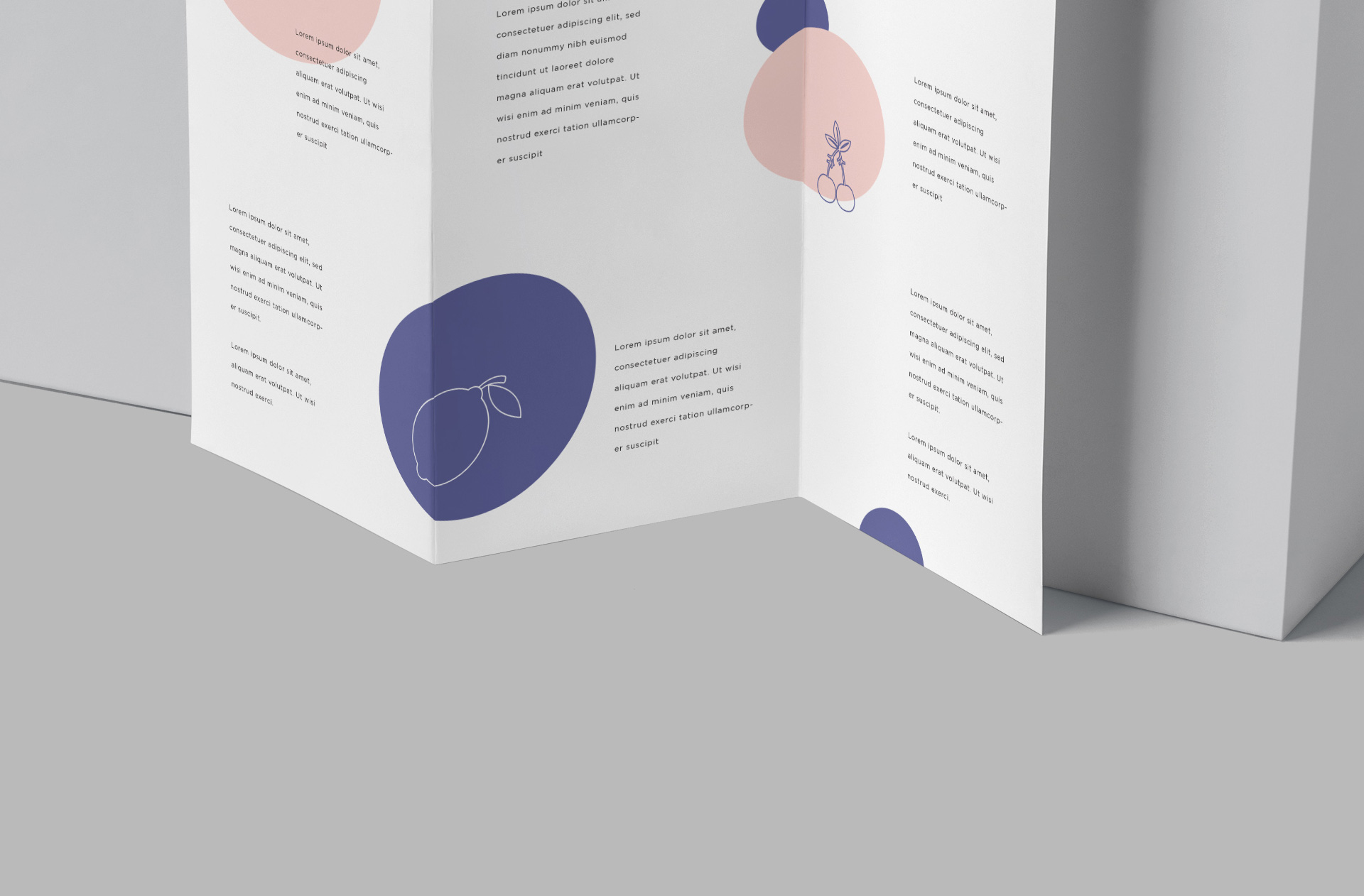 advertising material template