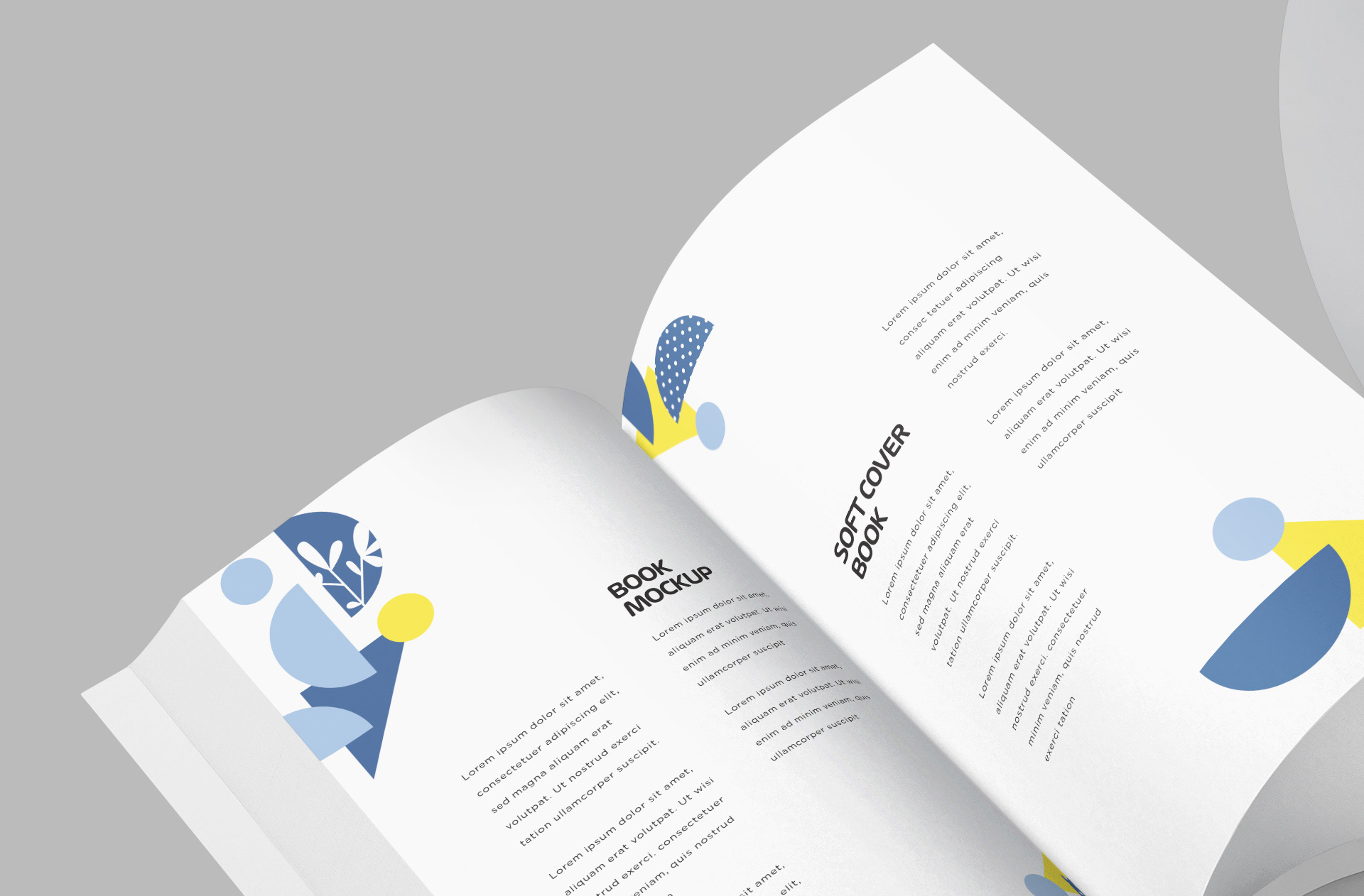 book mock-up