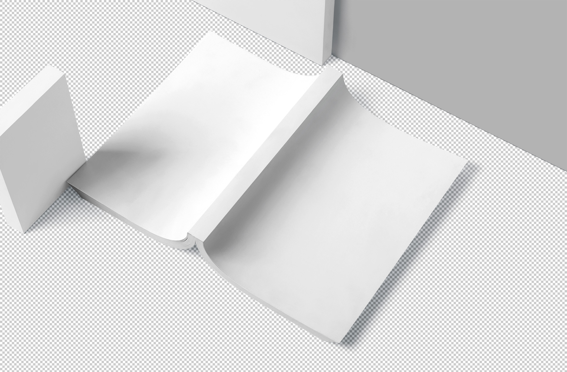 A4 book mockup