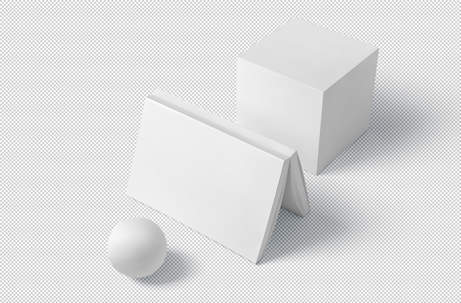 A5 book mock-up