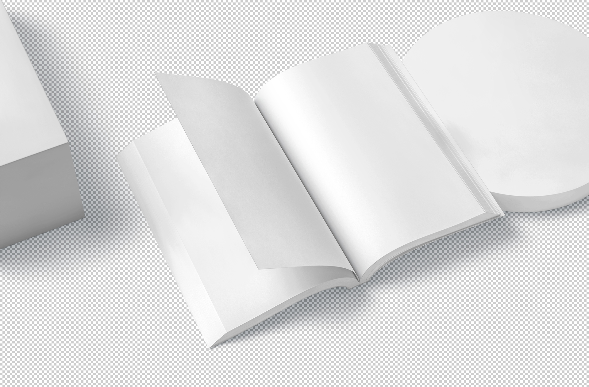 A4 book mock-up