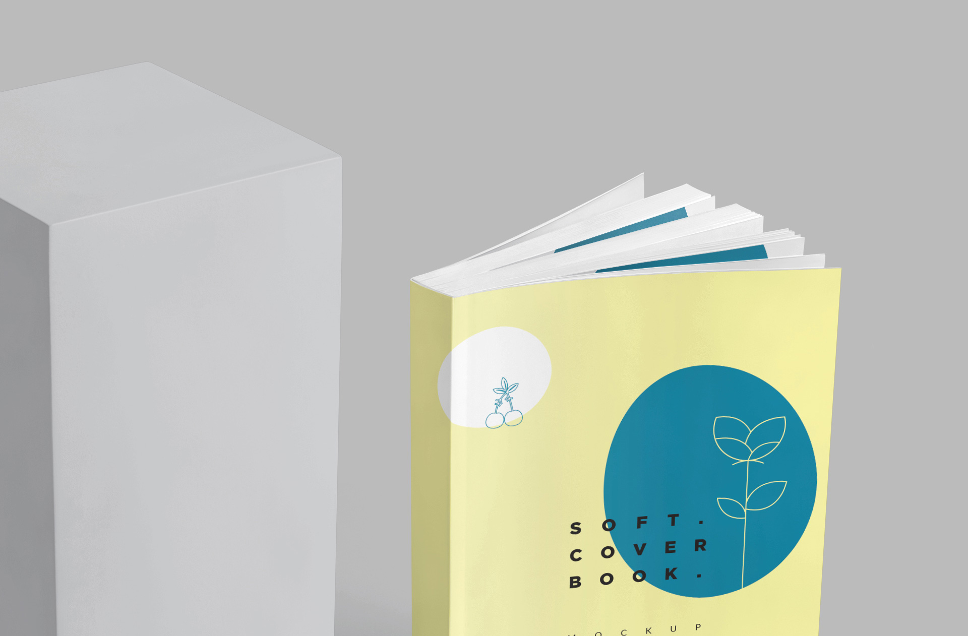 A5 book mock-up