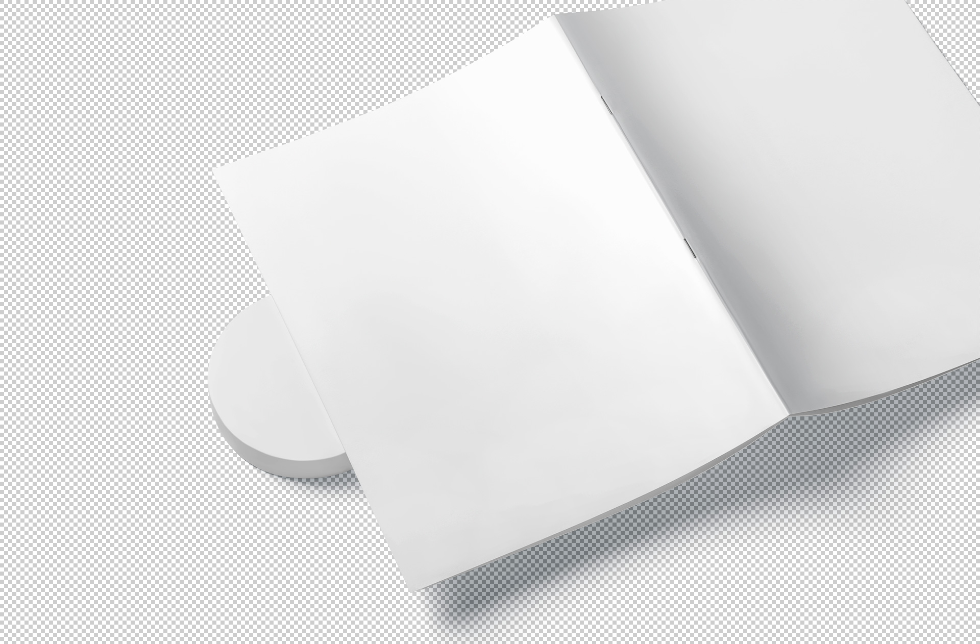 A4 magazine mock-up