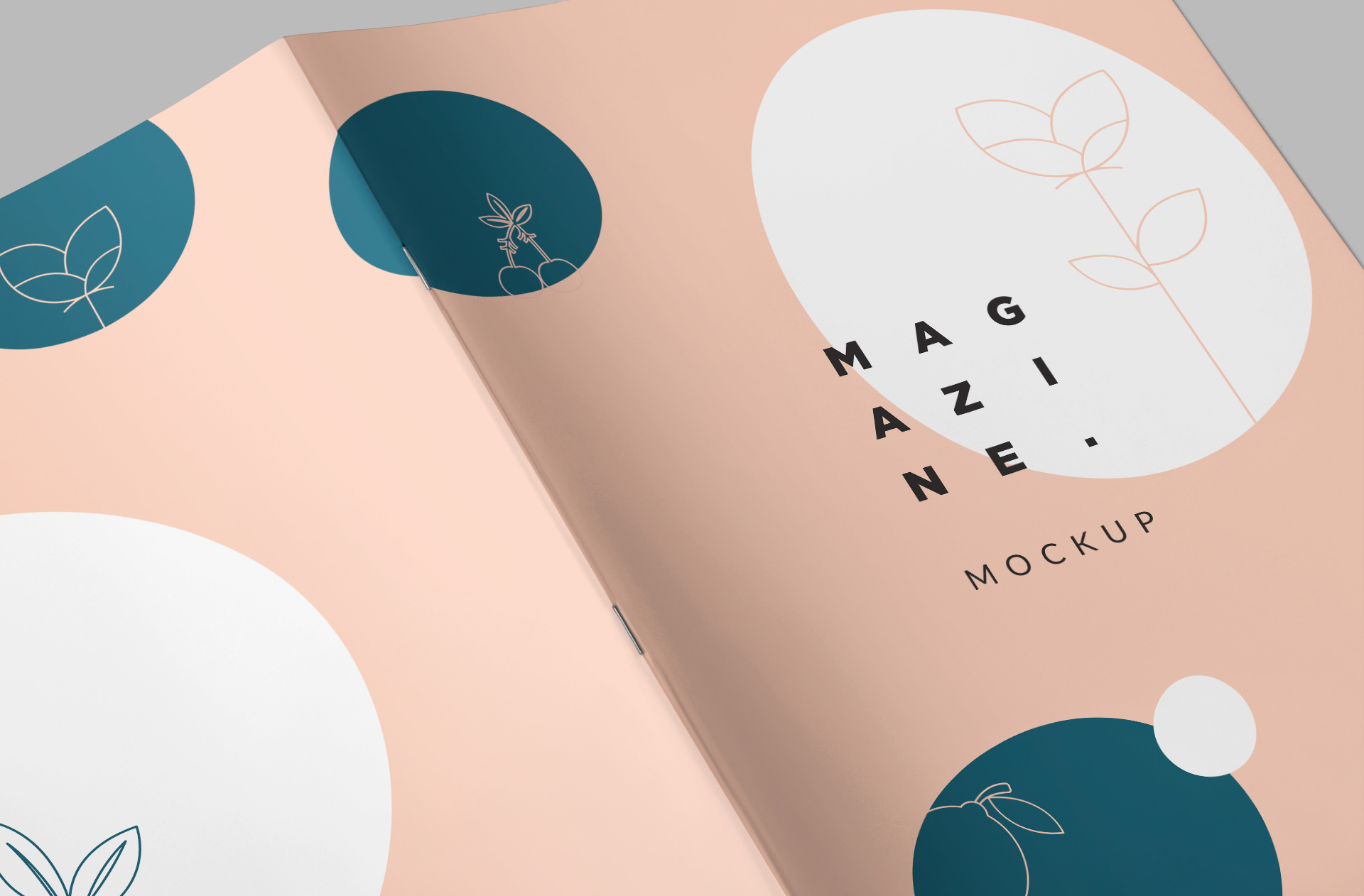 A4 magazine mock-up