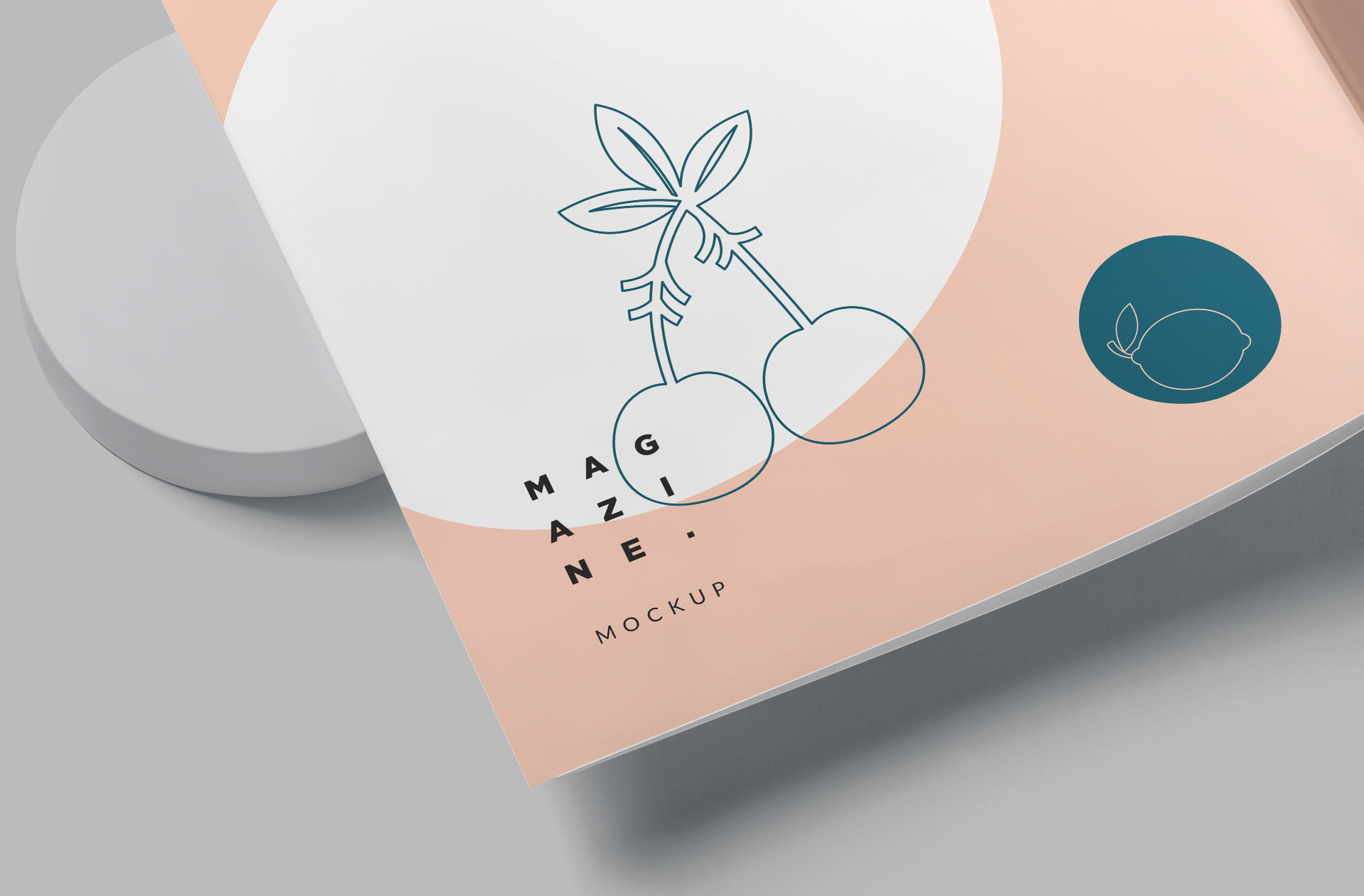 A4 magazine mock-up