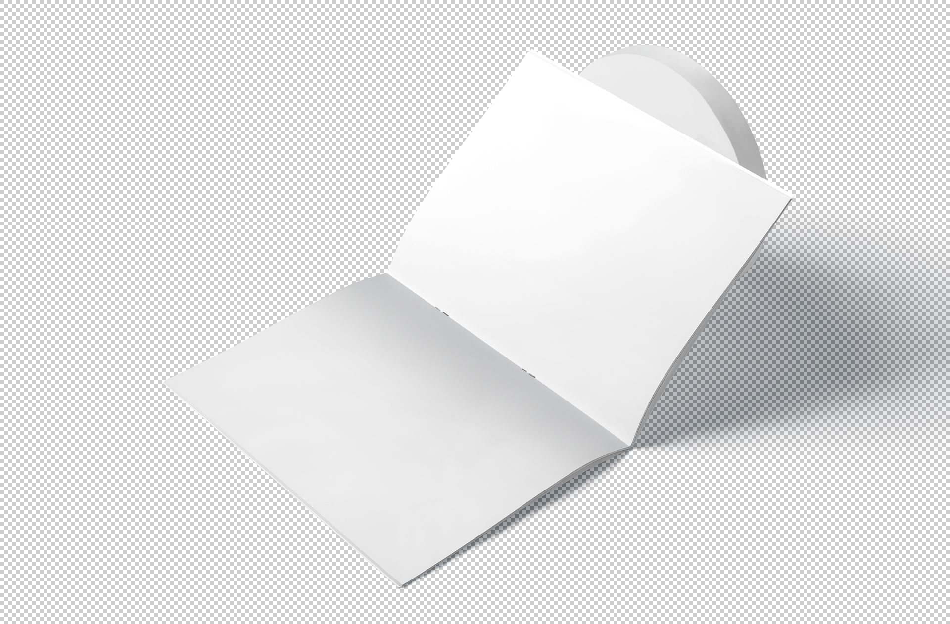 A4 magazine branding mock-up