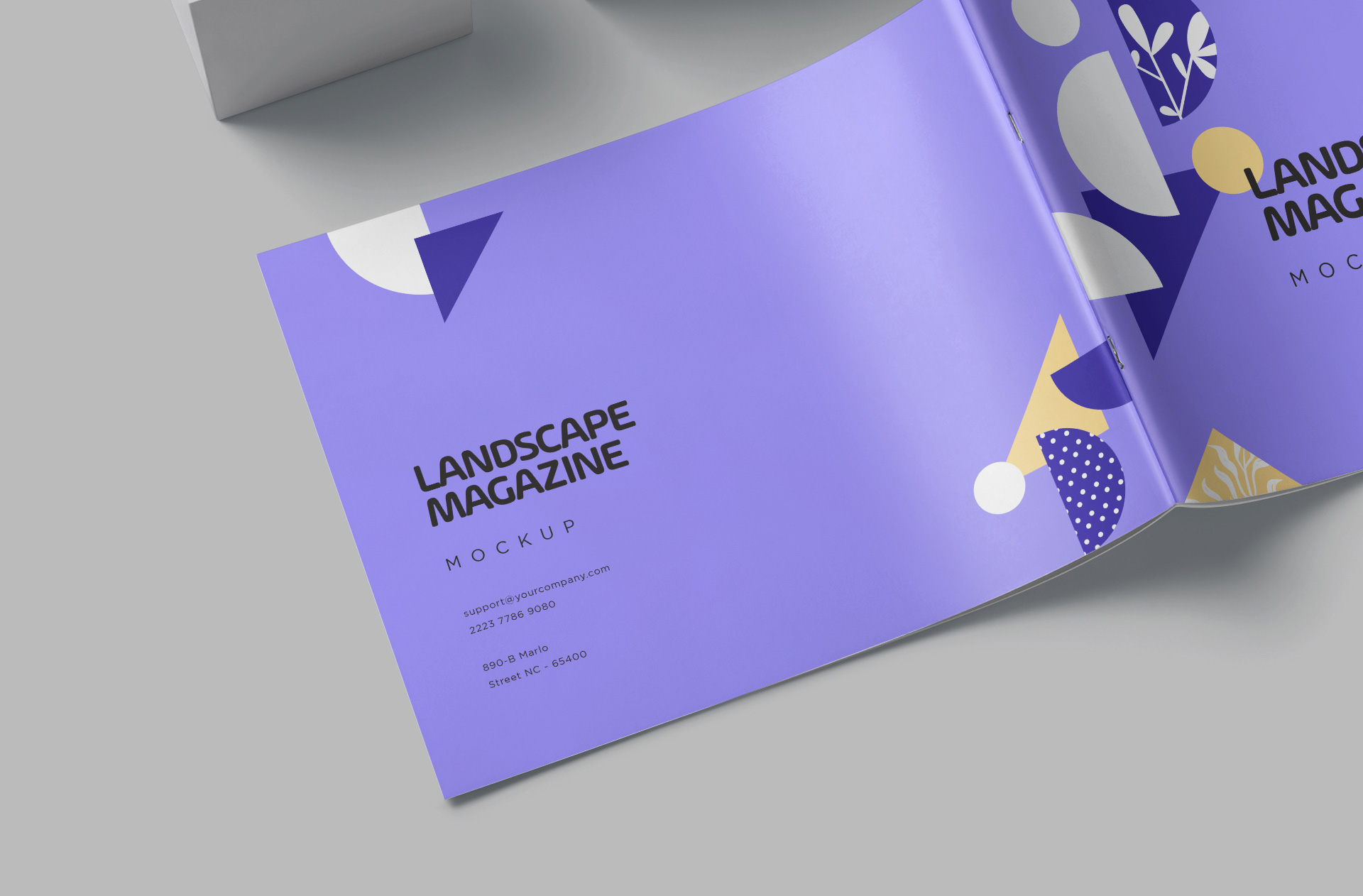 creative magazine layout