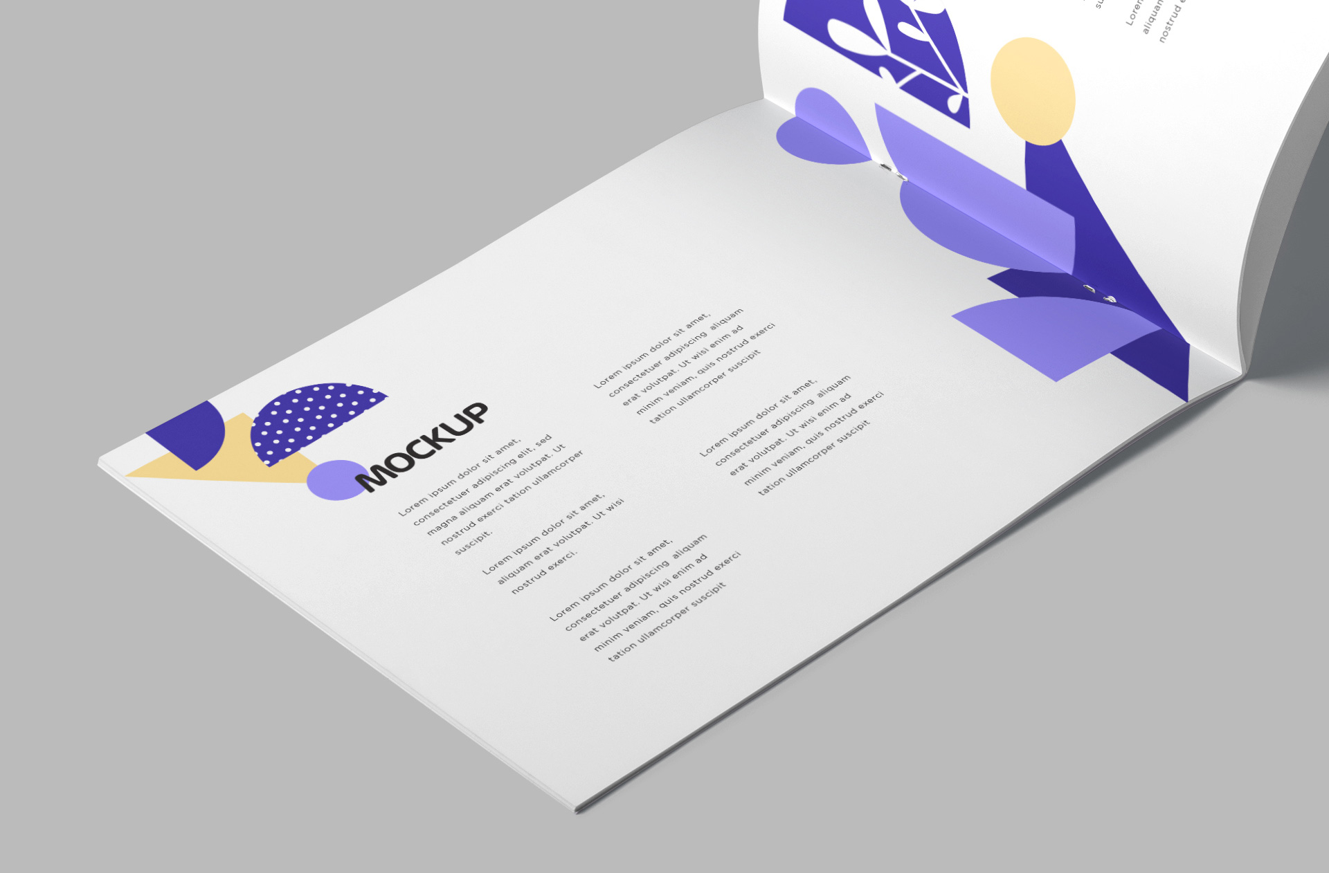 creative magazine layout