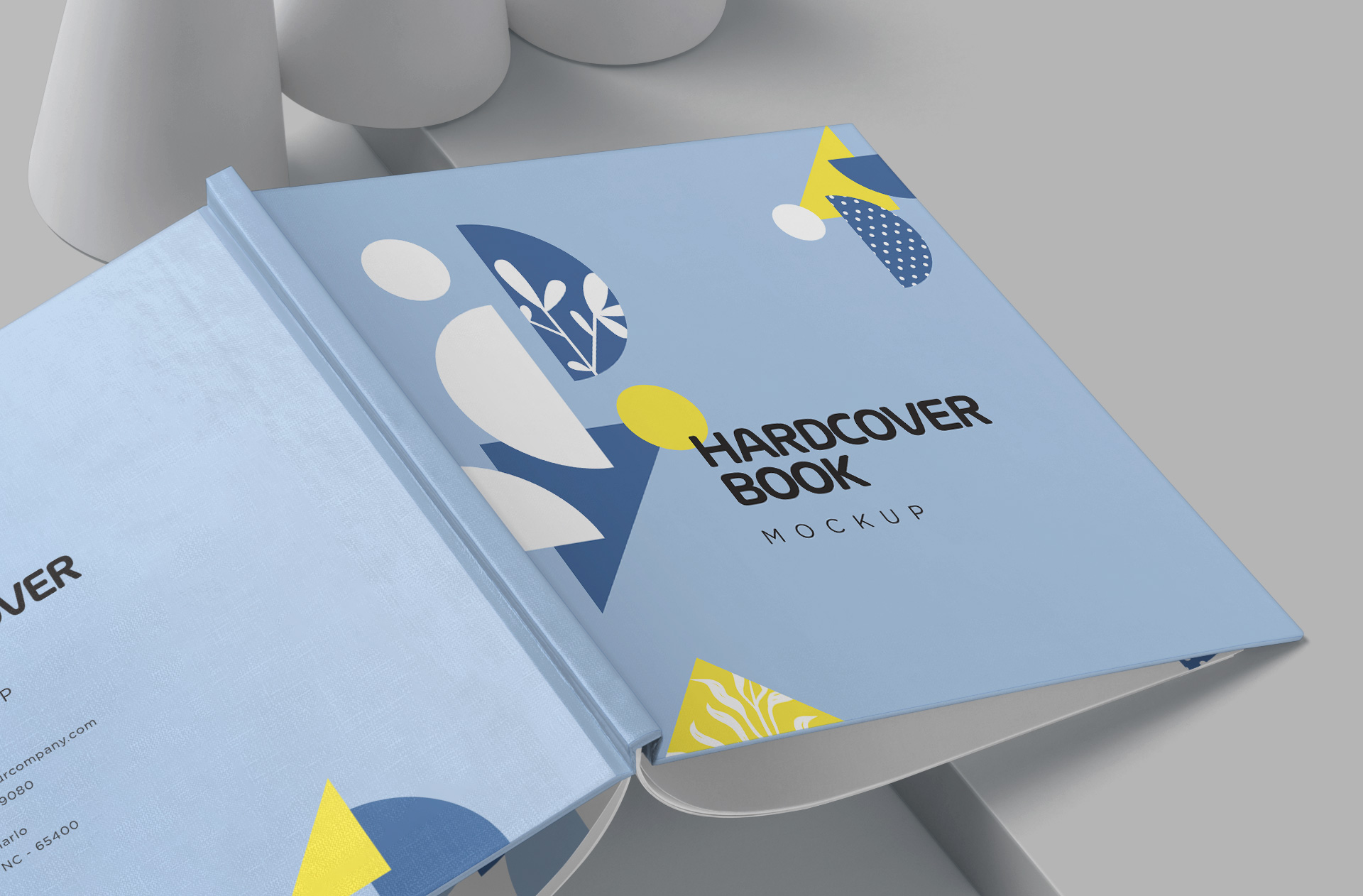 book advertisement mock-up