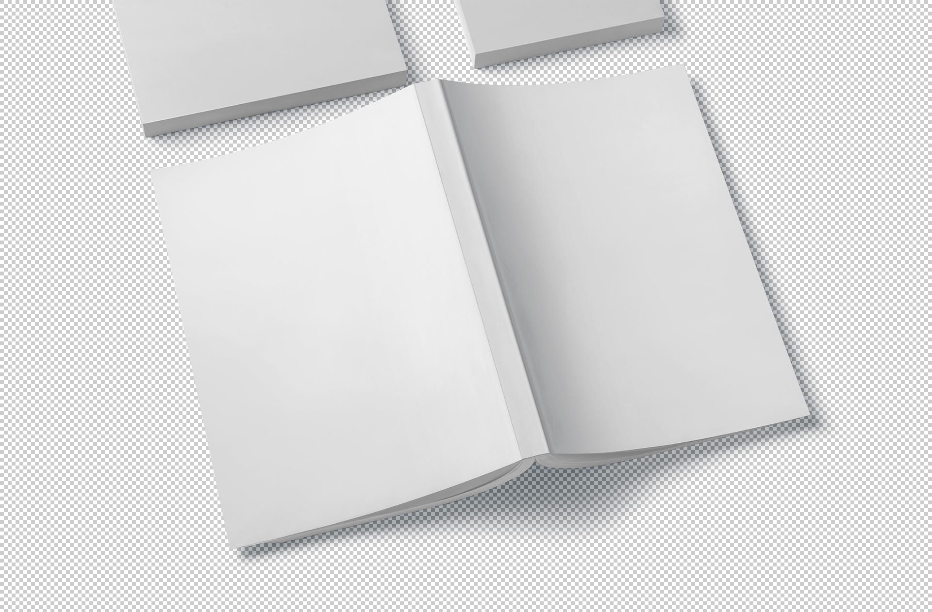 A4 book mock-up