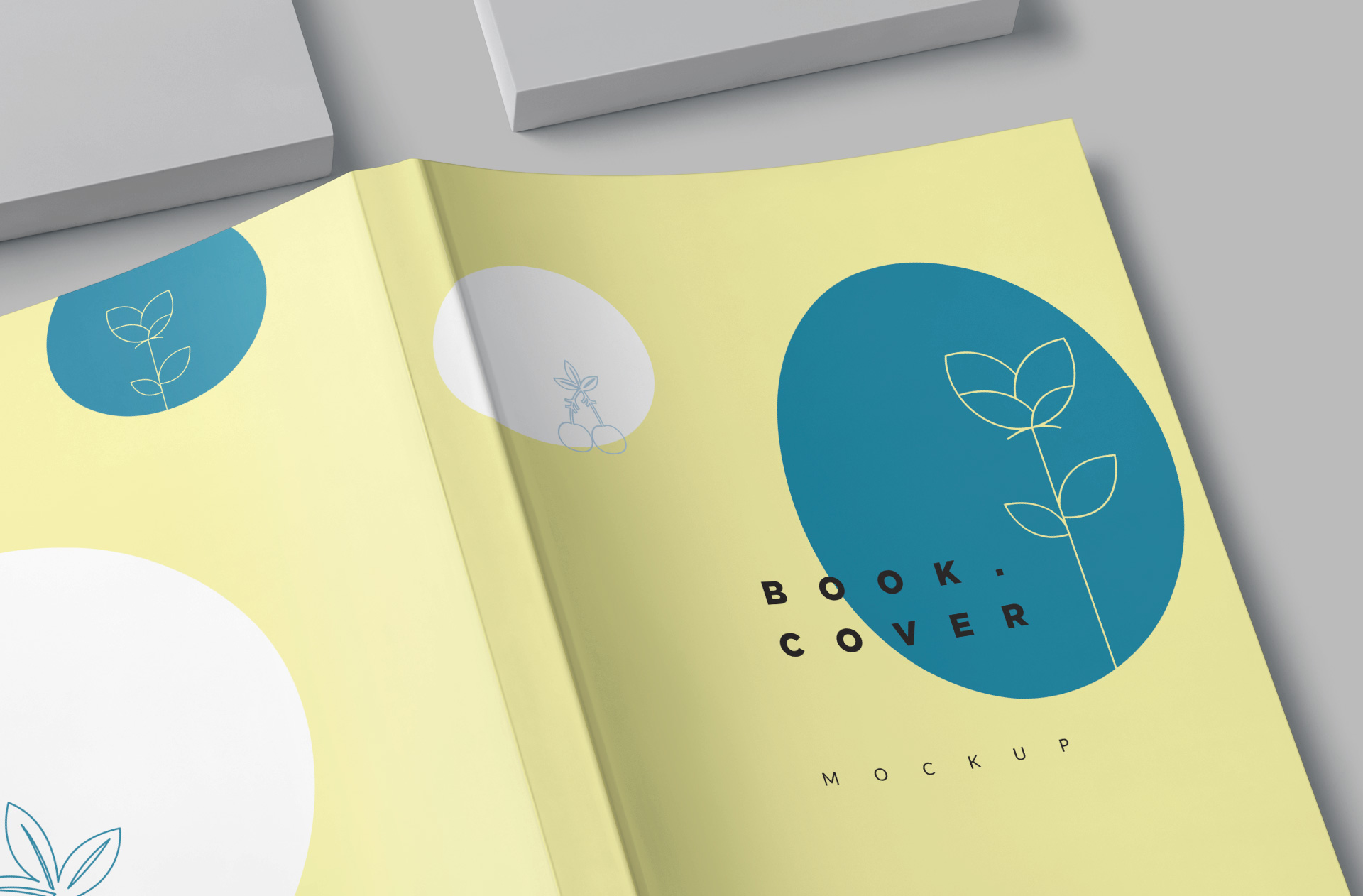 A4 book mock-up