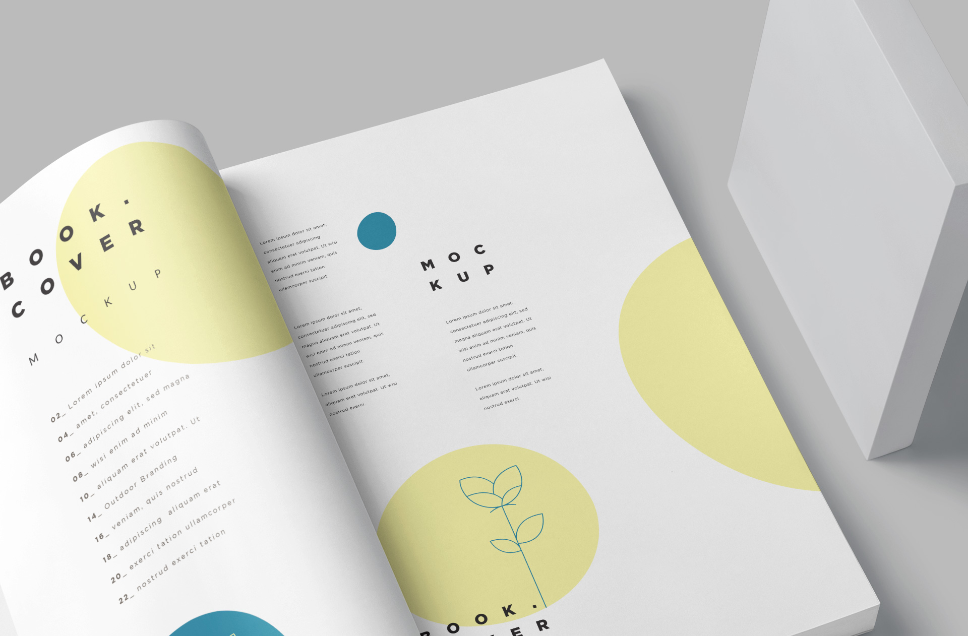 A4 book branding