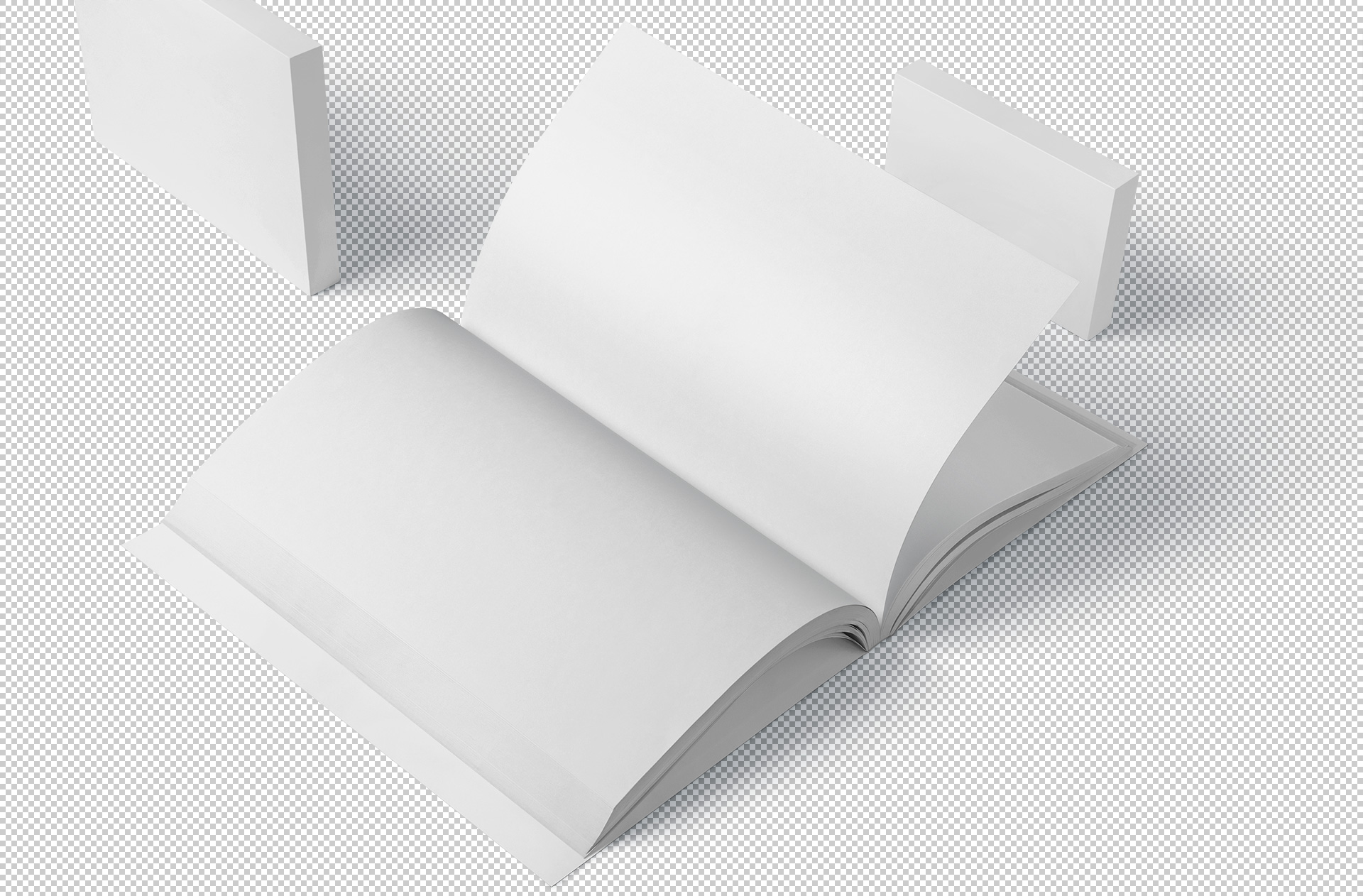 A4 book mock-up