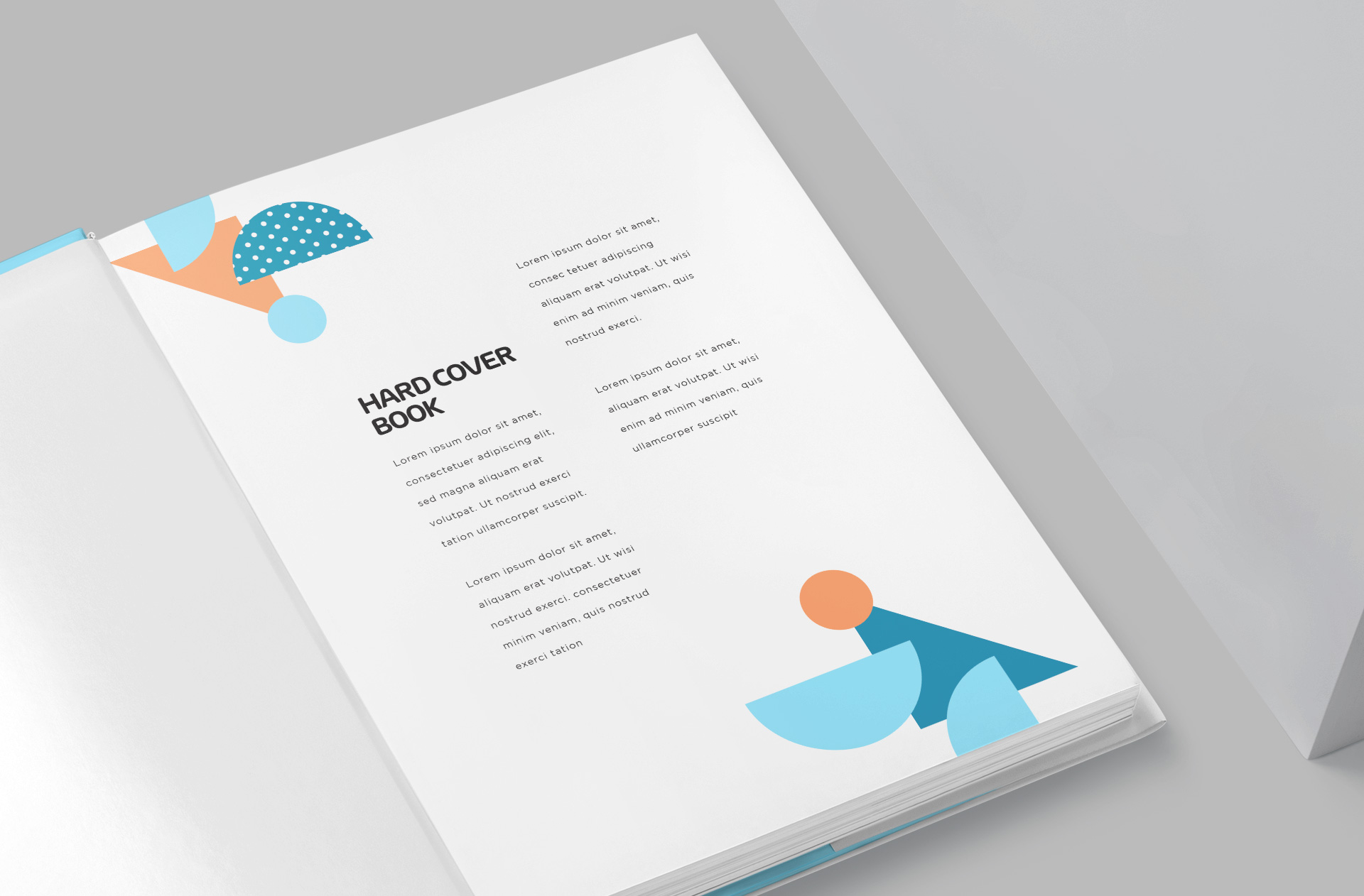 A4 book mock-up