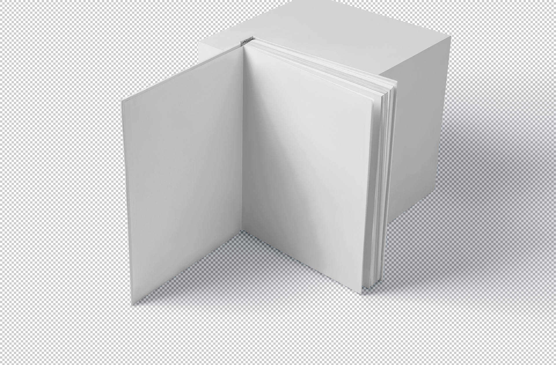 A4 book mock-up