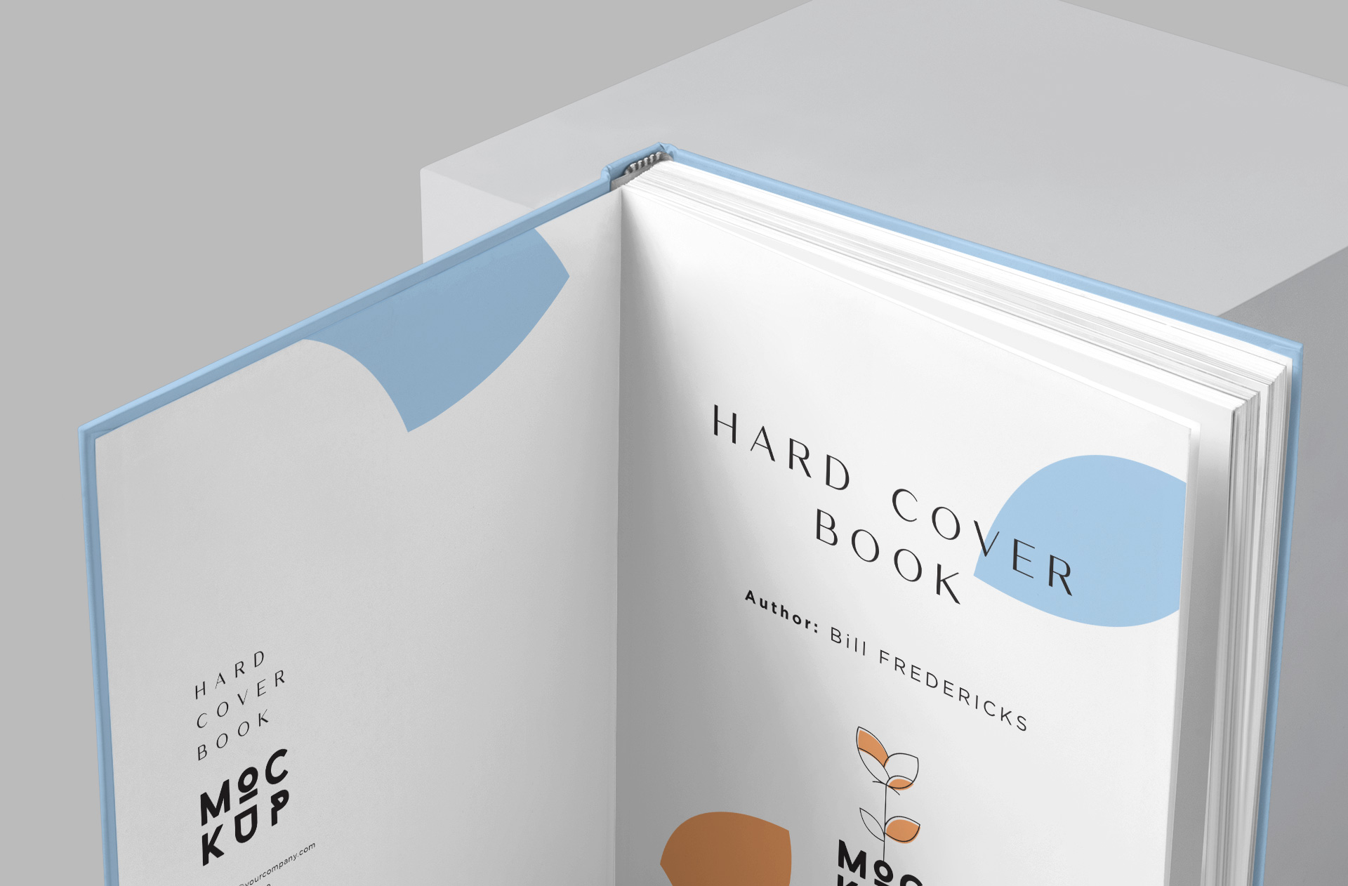 A4 book mock-up