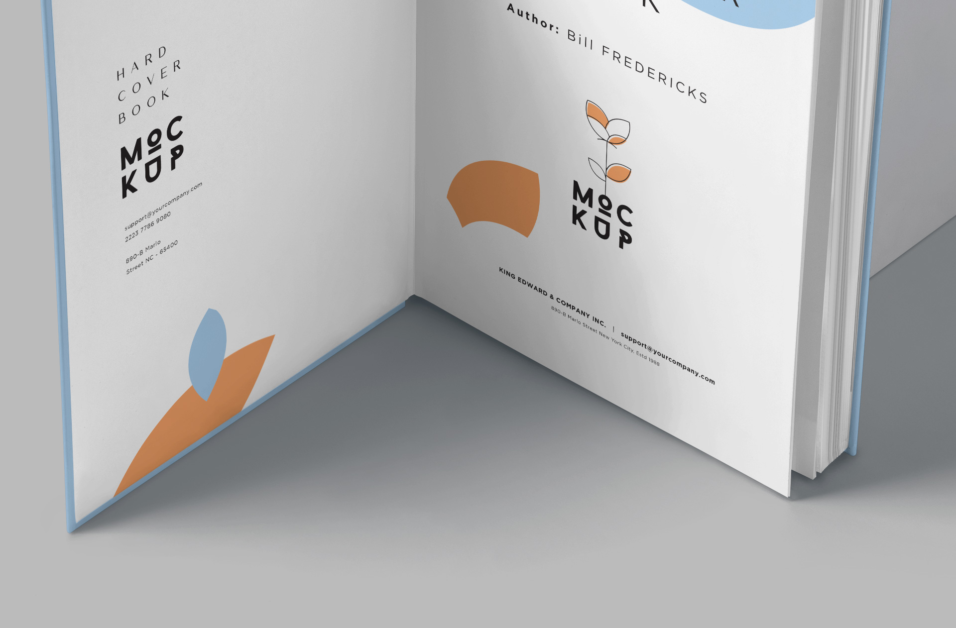 A4 book mock-up