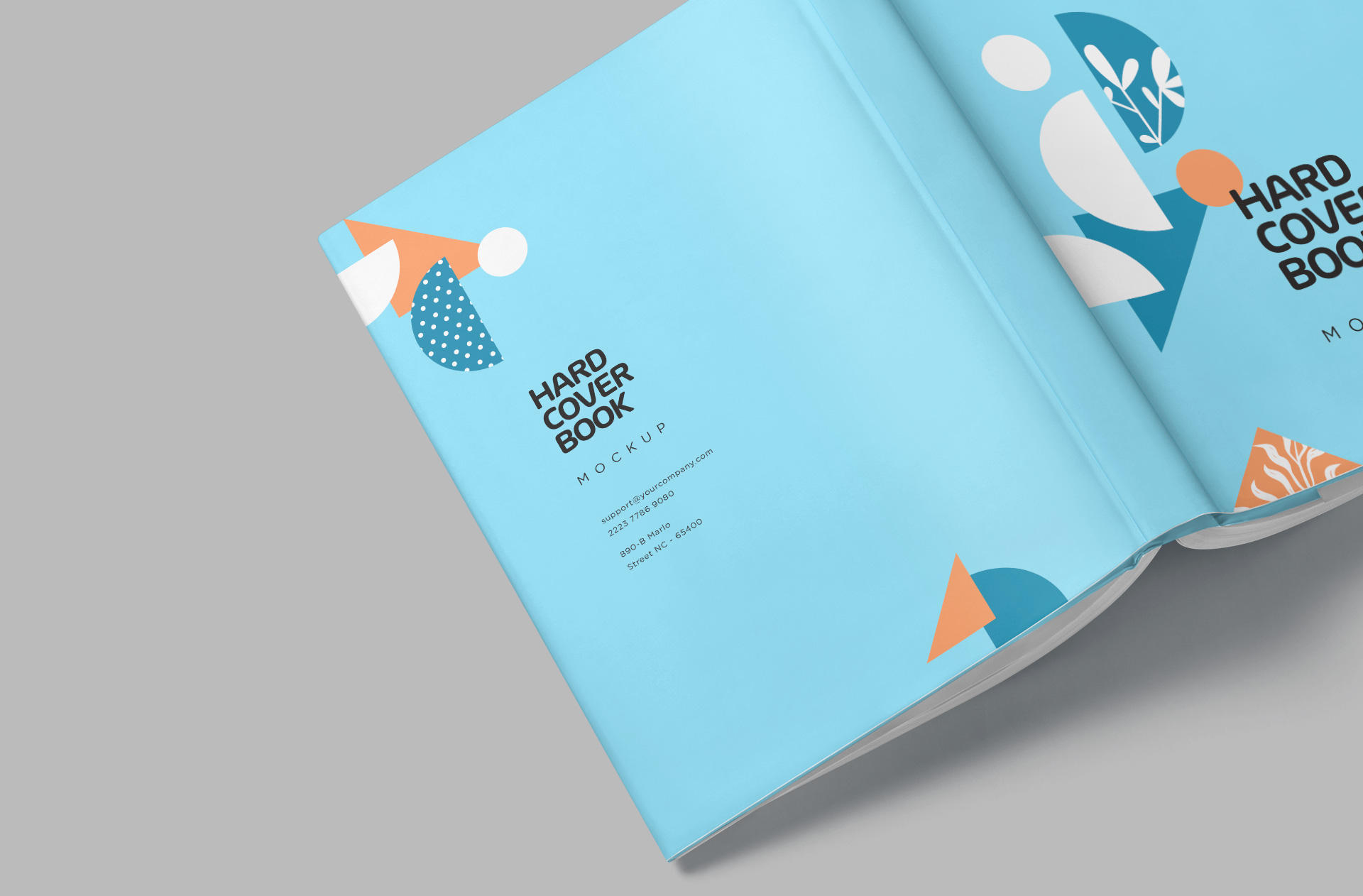 A4 book mock-up