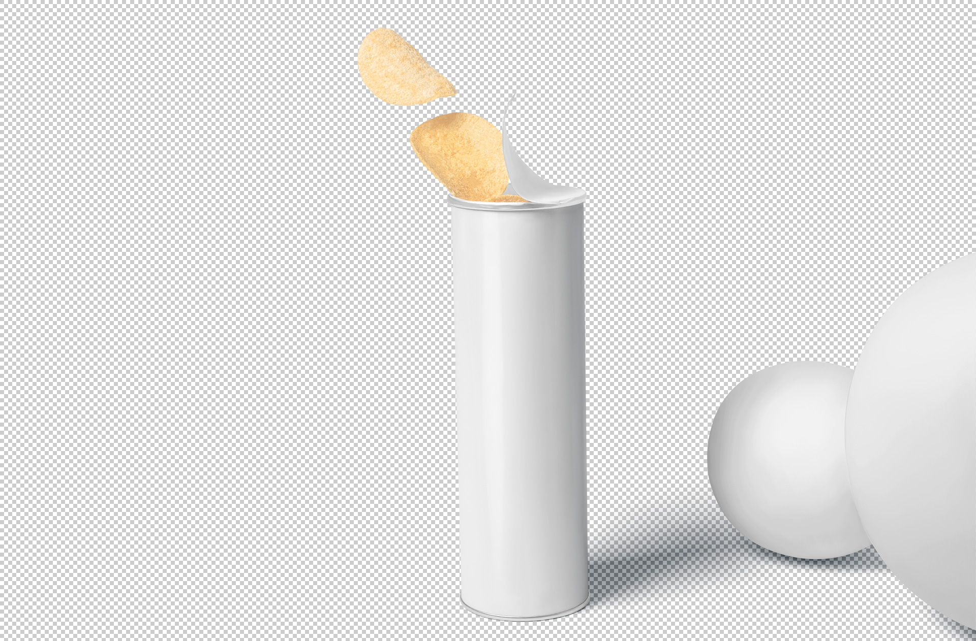 chips can mockup