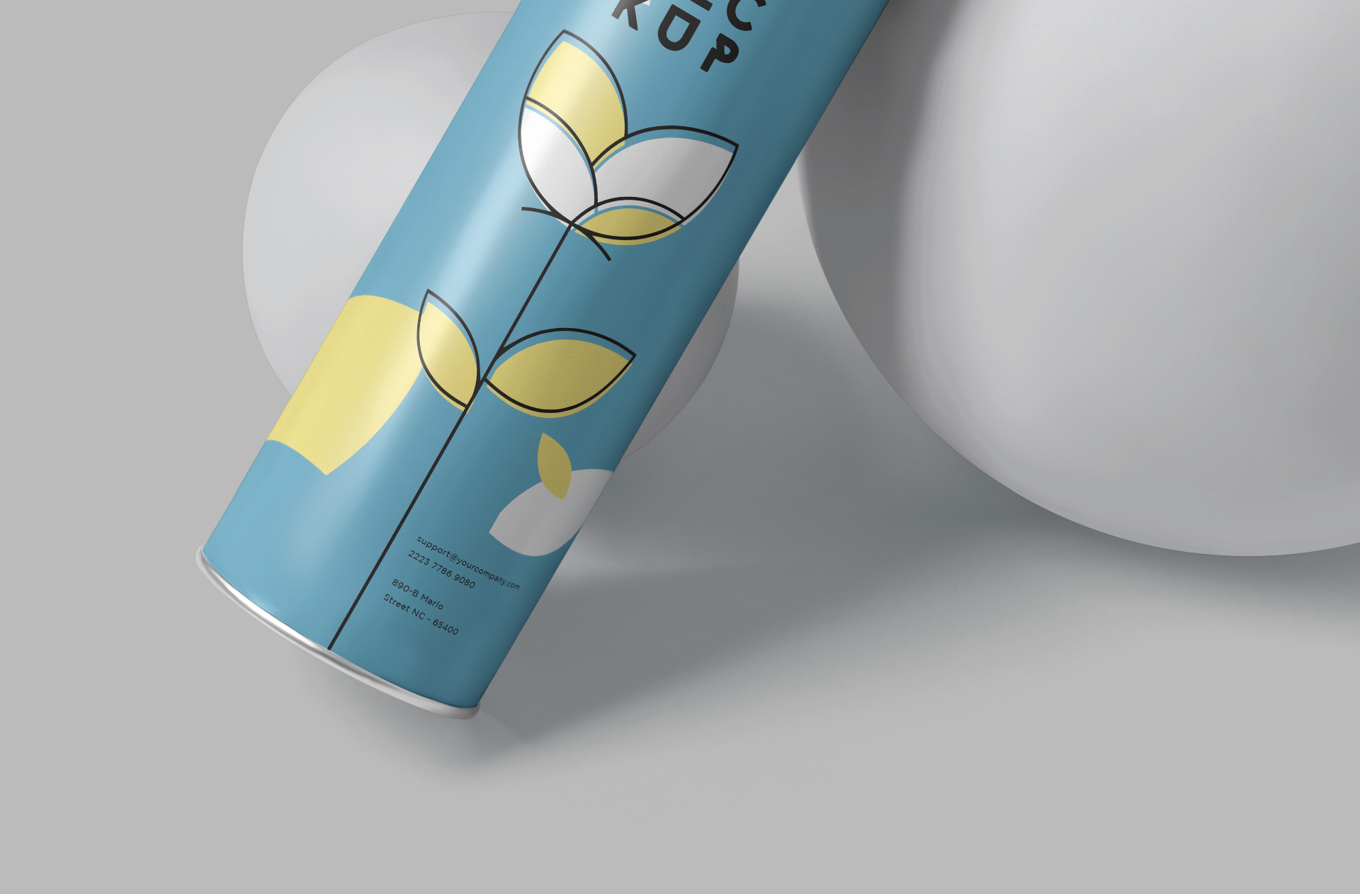 can packaging mockup
