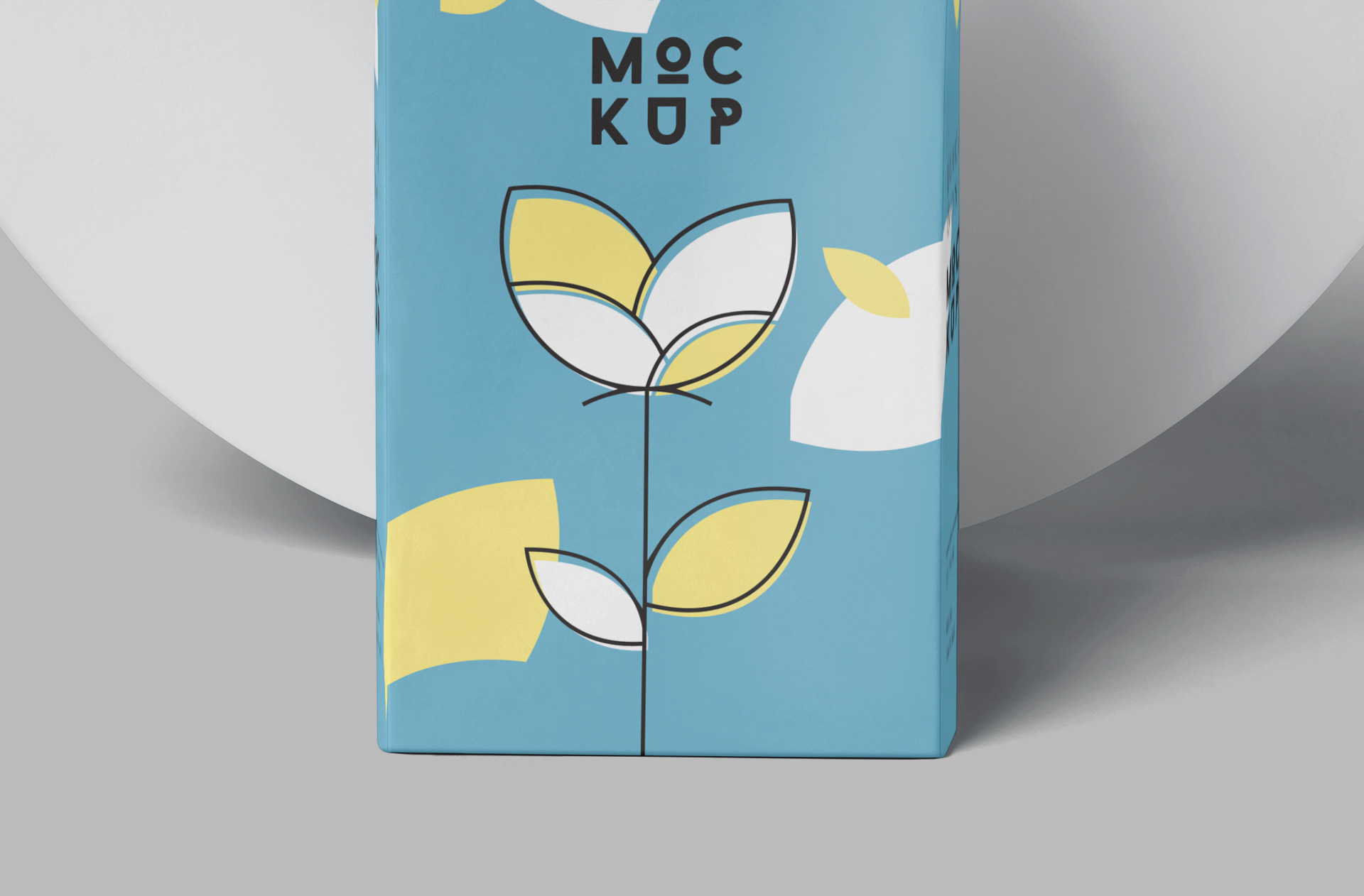 3D juice box mockup