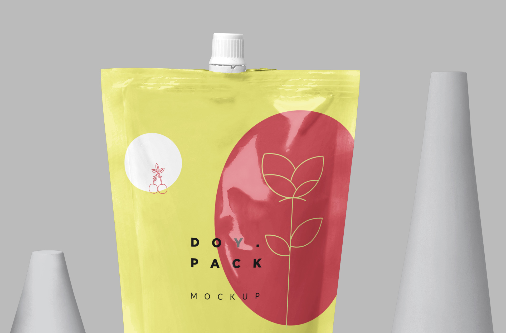 beverage pouch mockup
