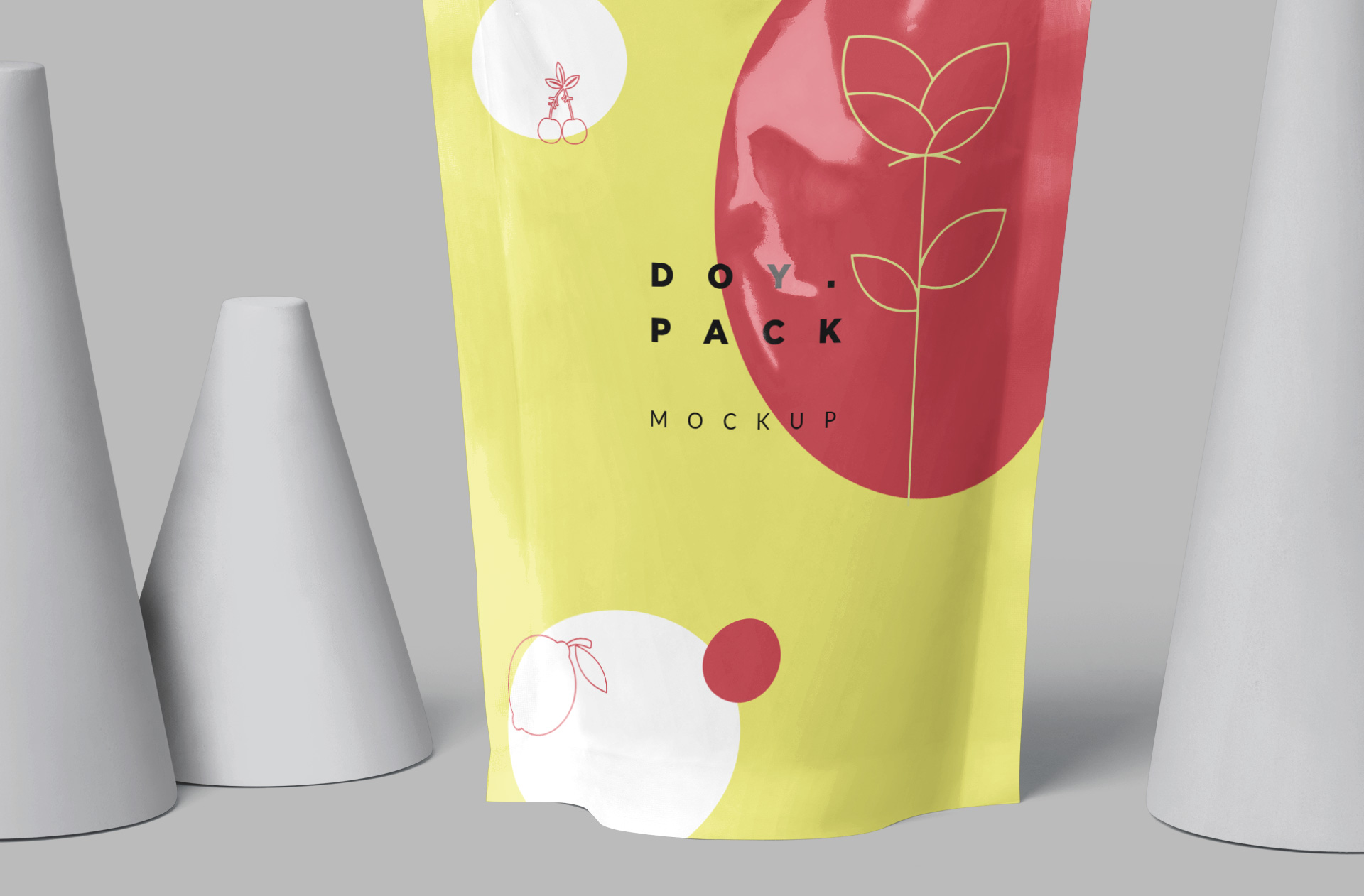 beverage pouch mockup