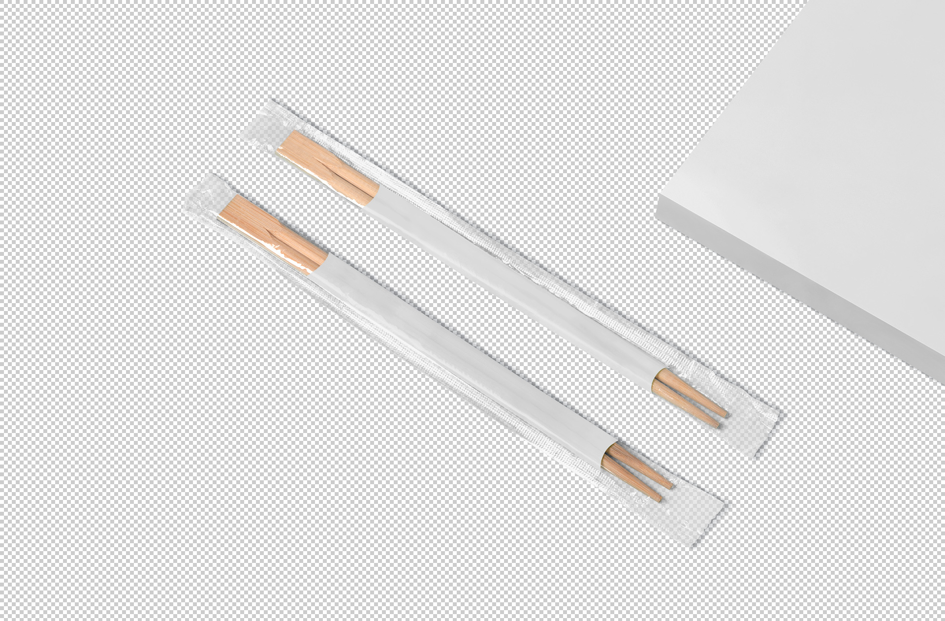 chopsticks packaging mock-up