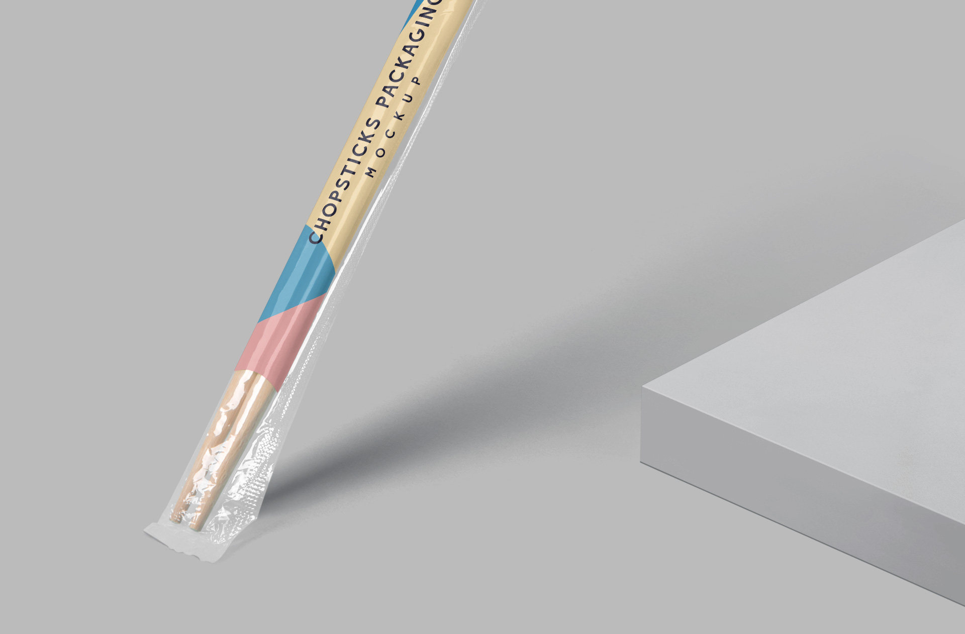 3D chopsticks mockup