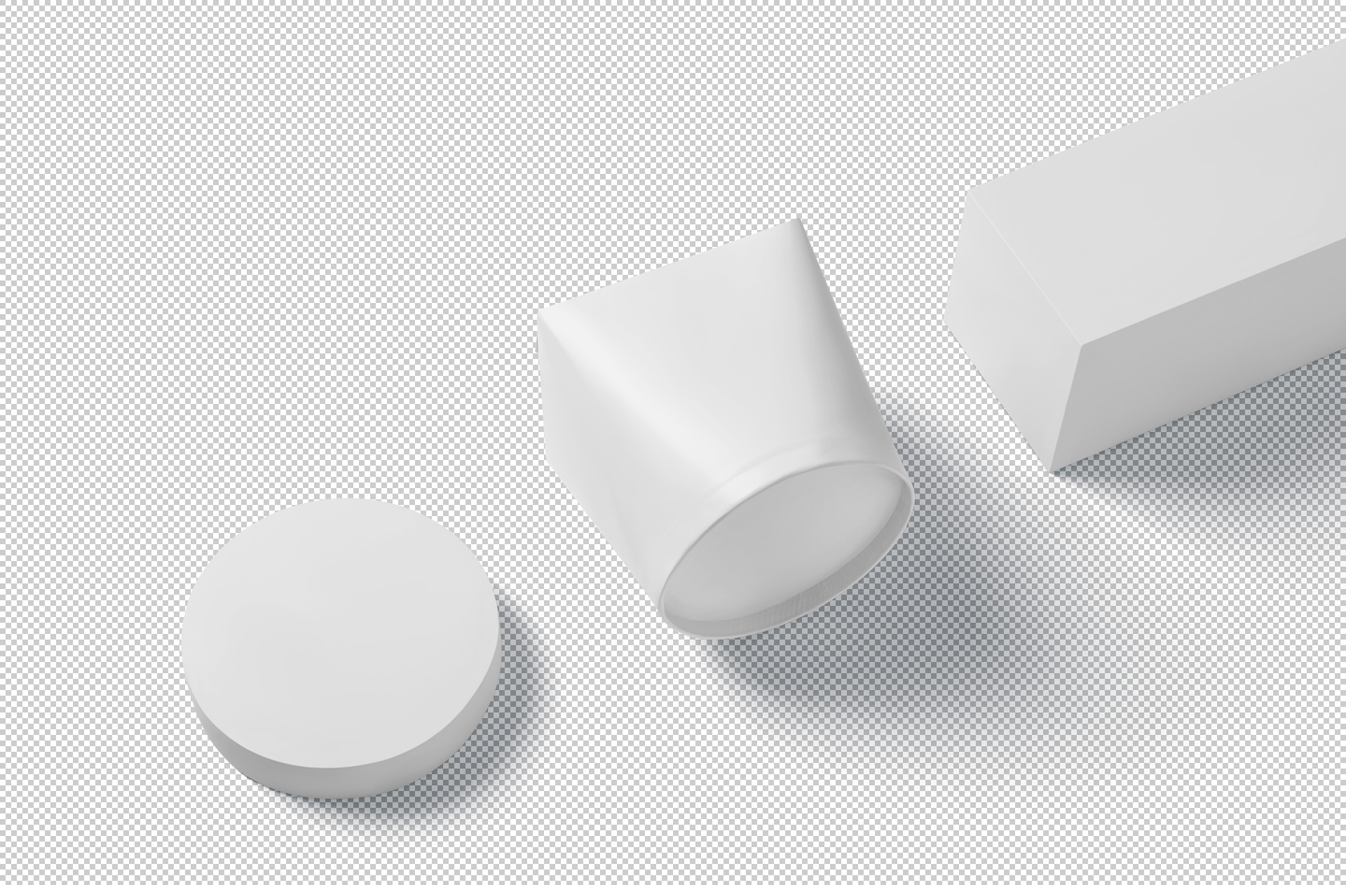 Chinese takeout box mock-up