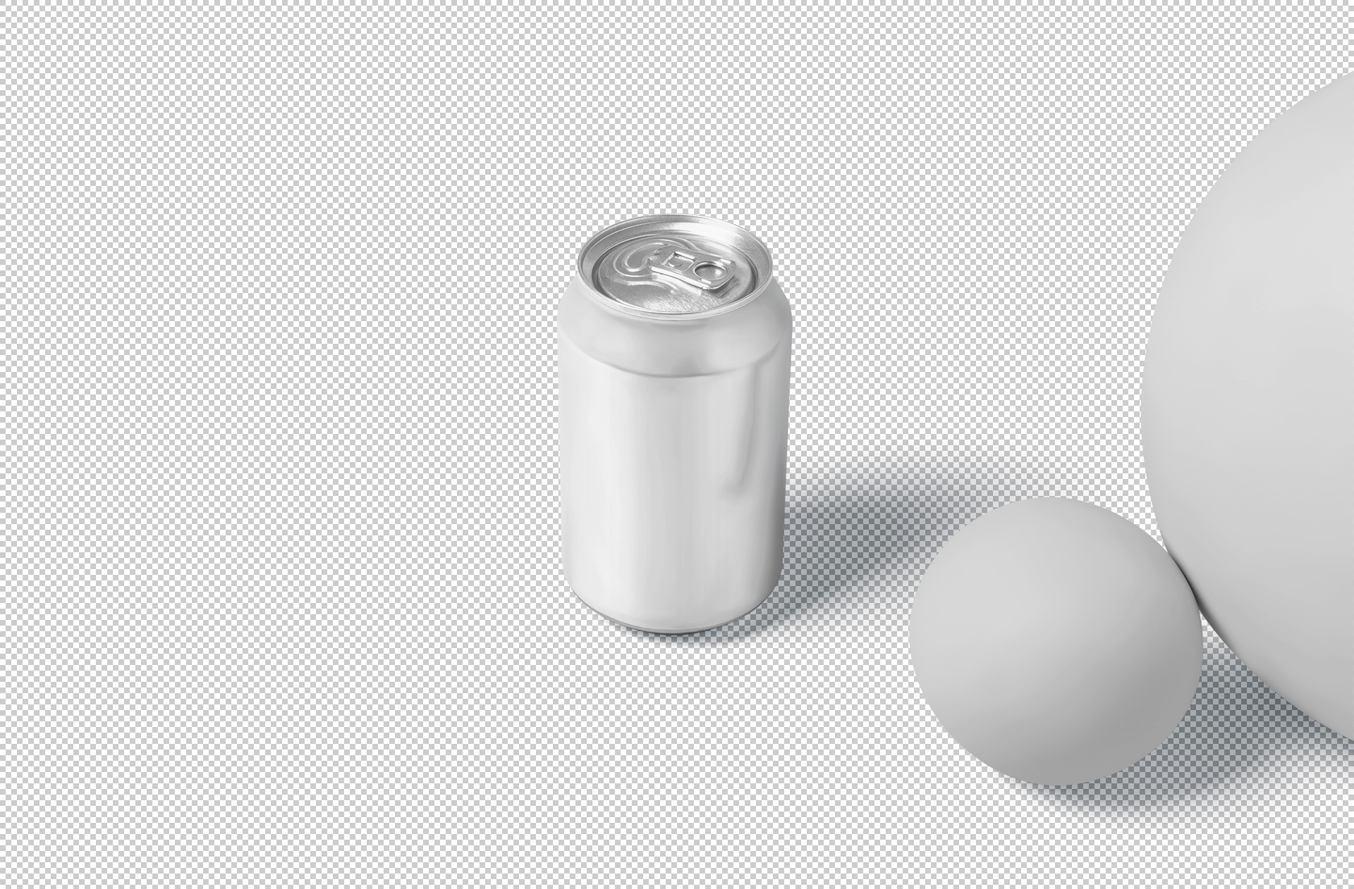 3D soda can presentation