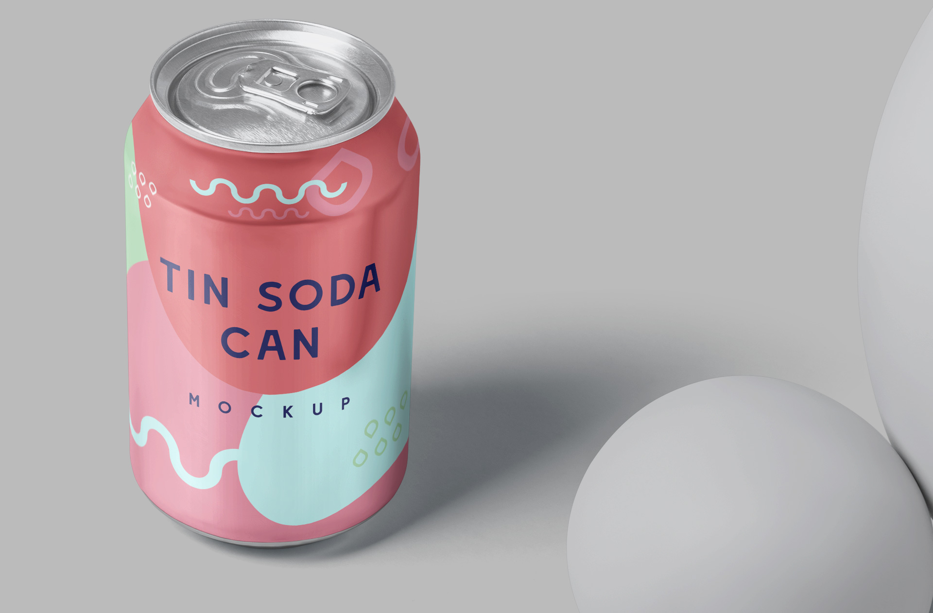 3D soda can presentation