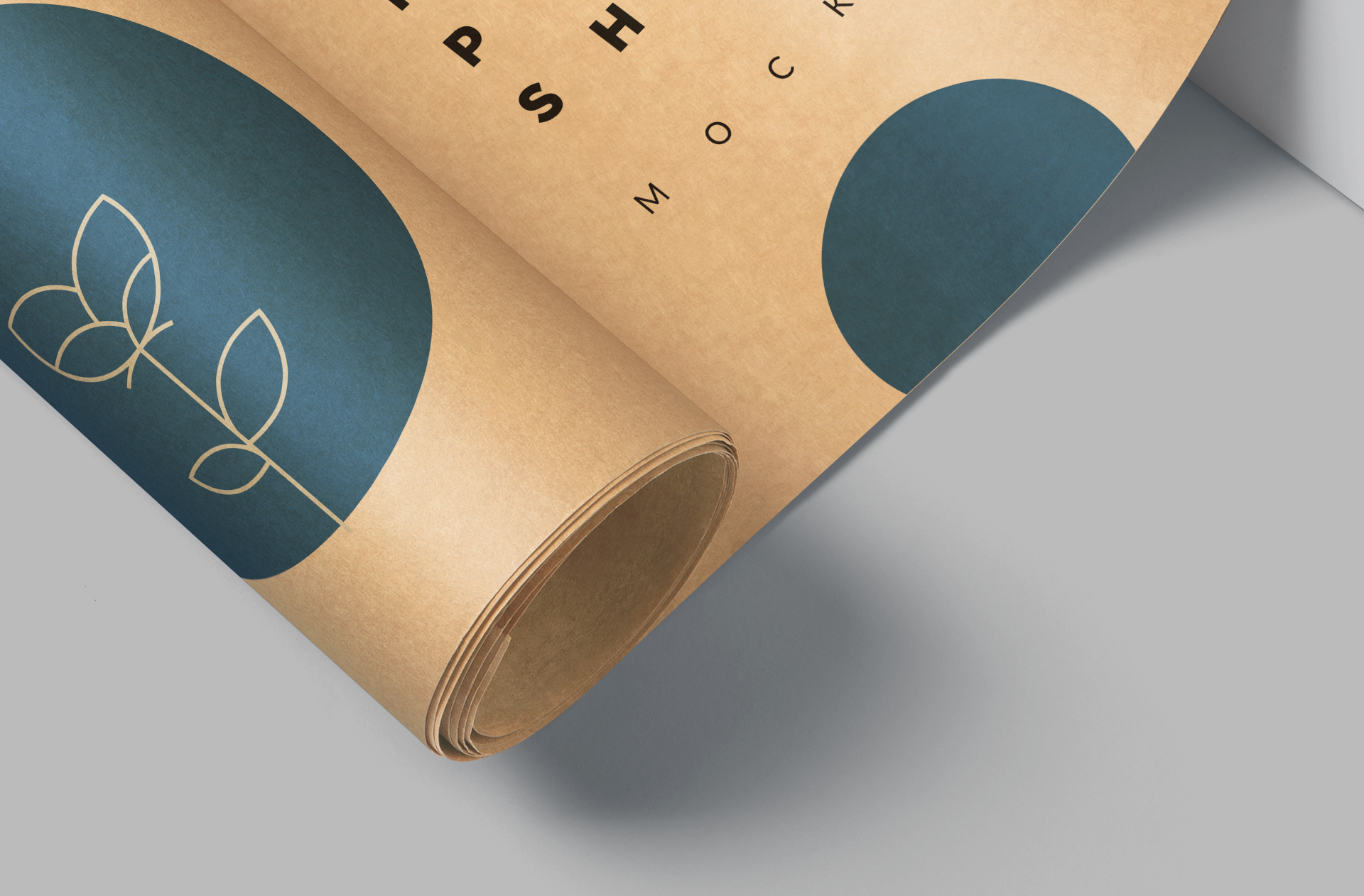 customizable brown wrapping paper
